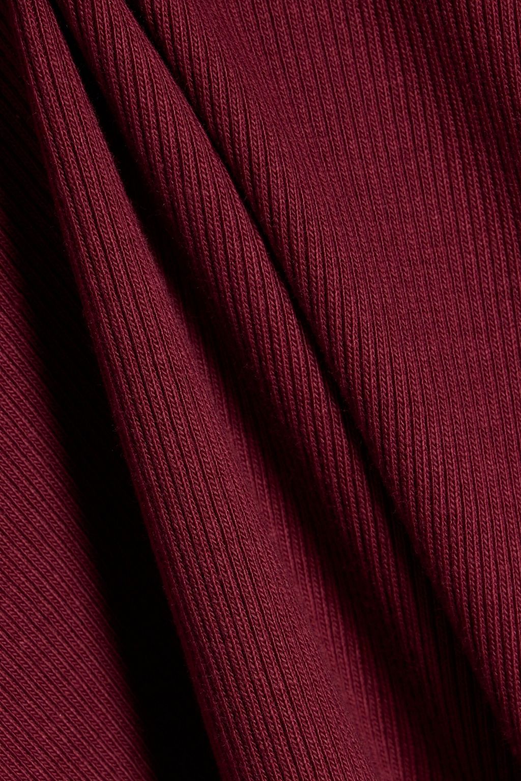 VERONICA BEARD Nate ribbed stretch-Pima cotton-jersey turtleneck top
