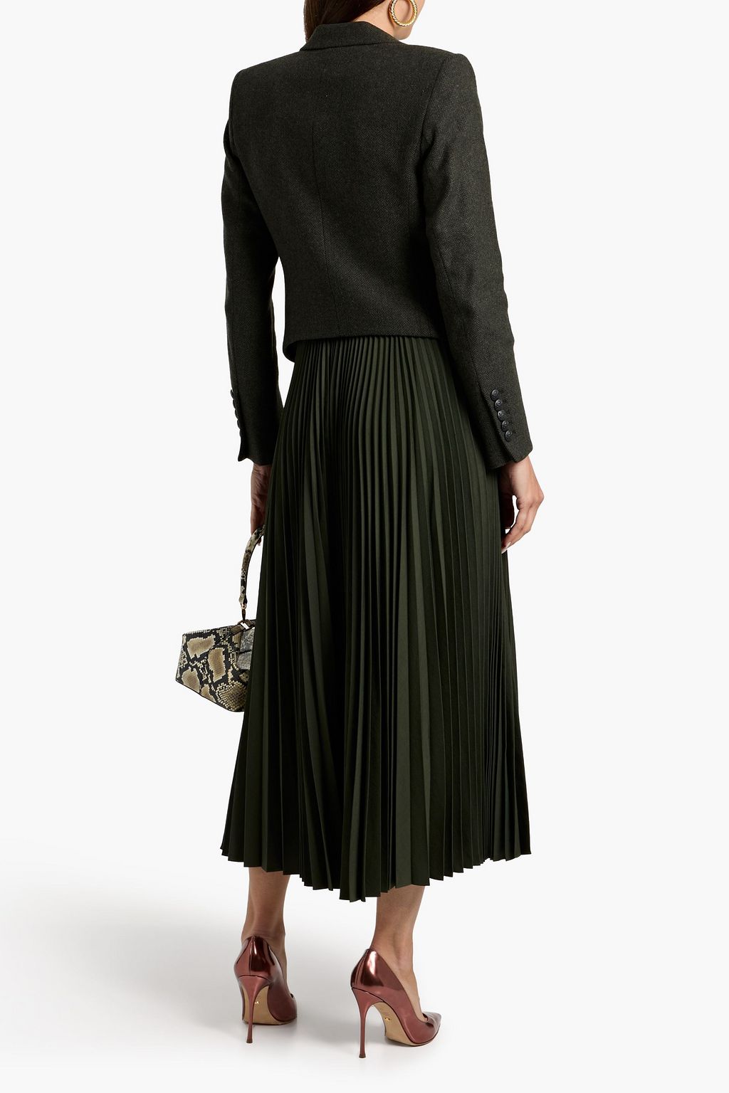 VERONICA BEARD Hosanna Dickey herringbone tweed blazer