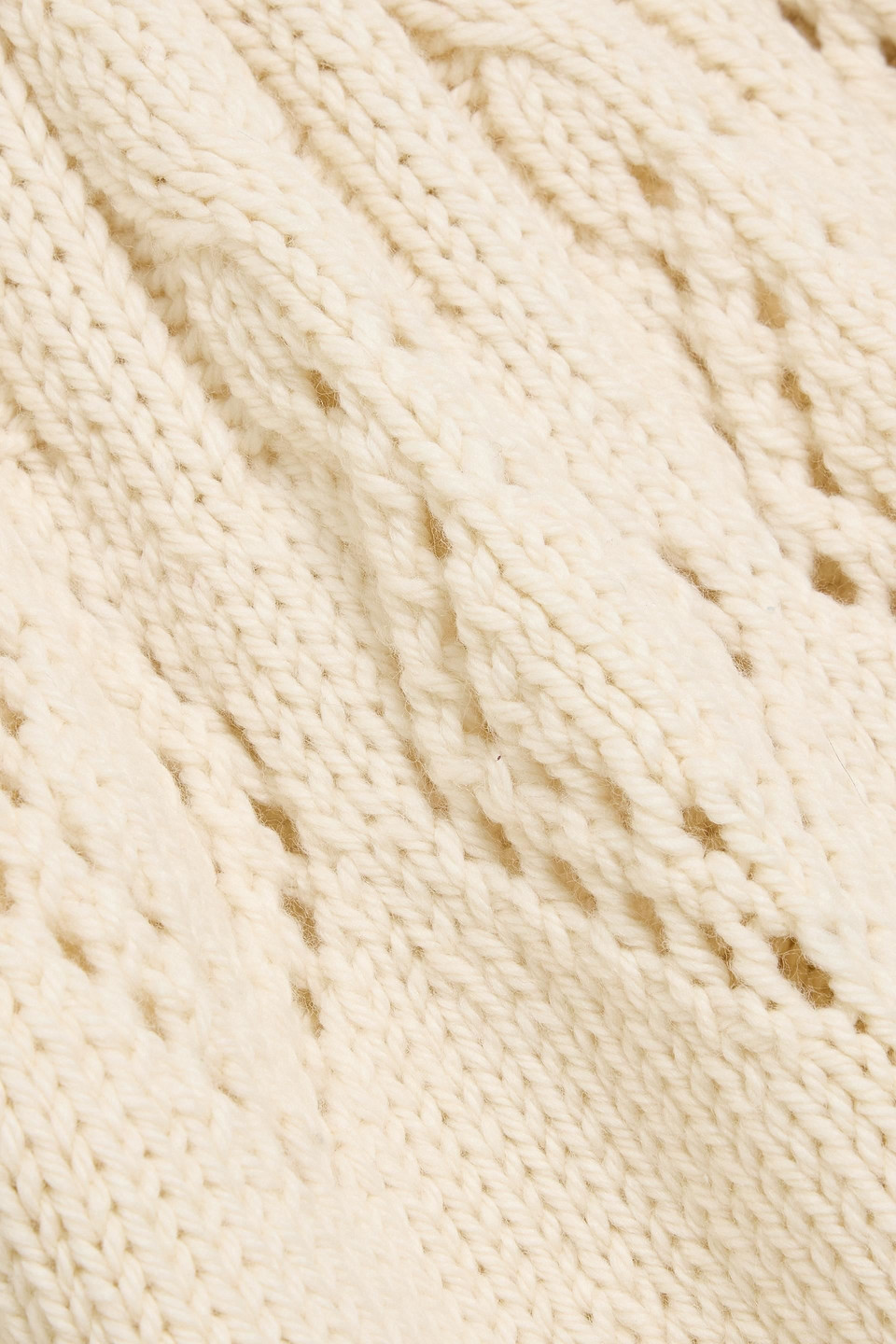 A.l.c Montie Cable-knit Merino Wool Sweater In Yellow