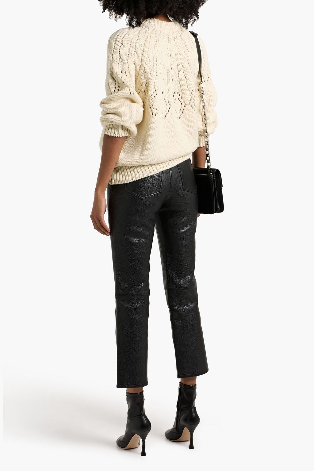A.L.C. Montie cable-knit merino wool sweater