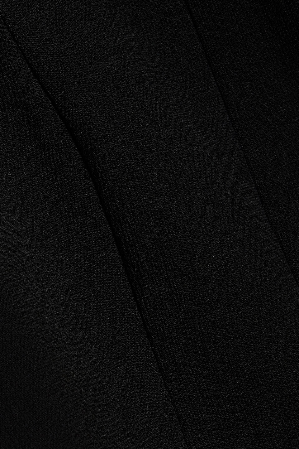 A.l.c Cropped Crepe Top In Black