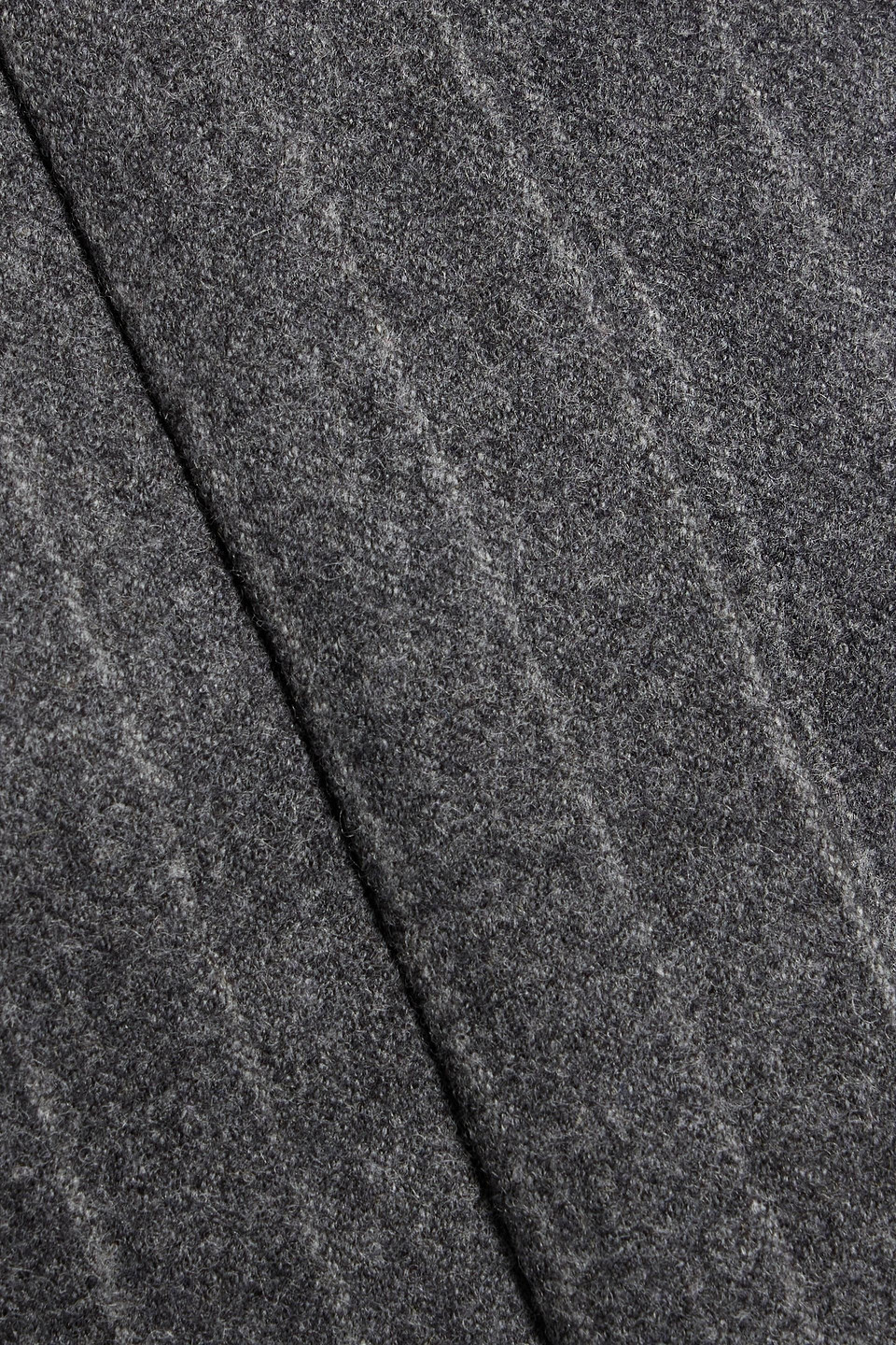 A.l.c Renee Strapless Pinstriped Wool-blend Flannel Top In Gray