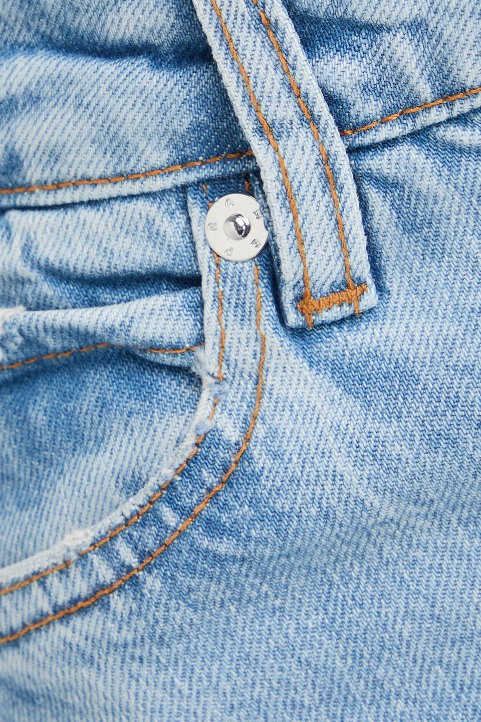 Frame The Pixie Arrow Faded High-rise Bootcut Jeans In Blue