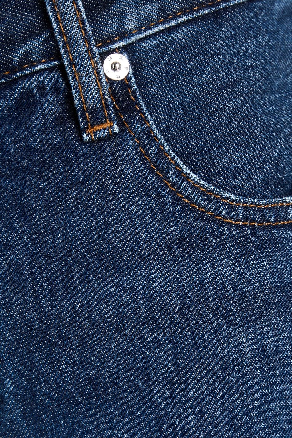 FRAME The Candle faded mid-rise tapered jeans