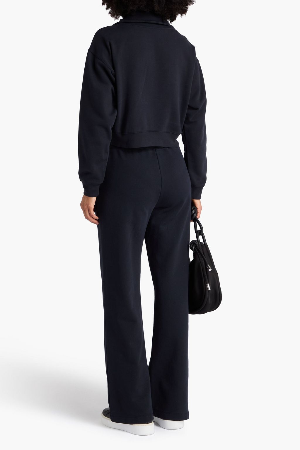 FRAME Cotton-blend fleece track pants