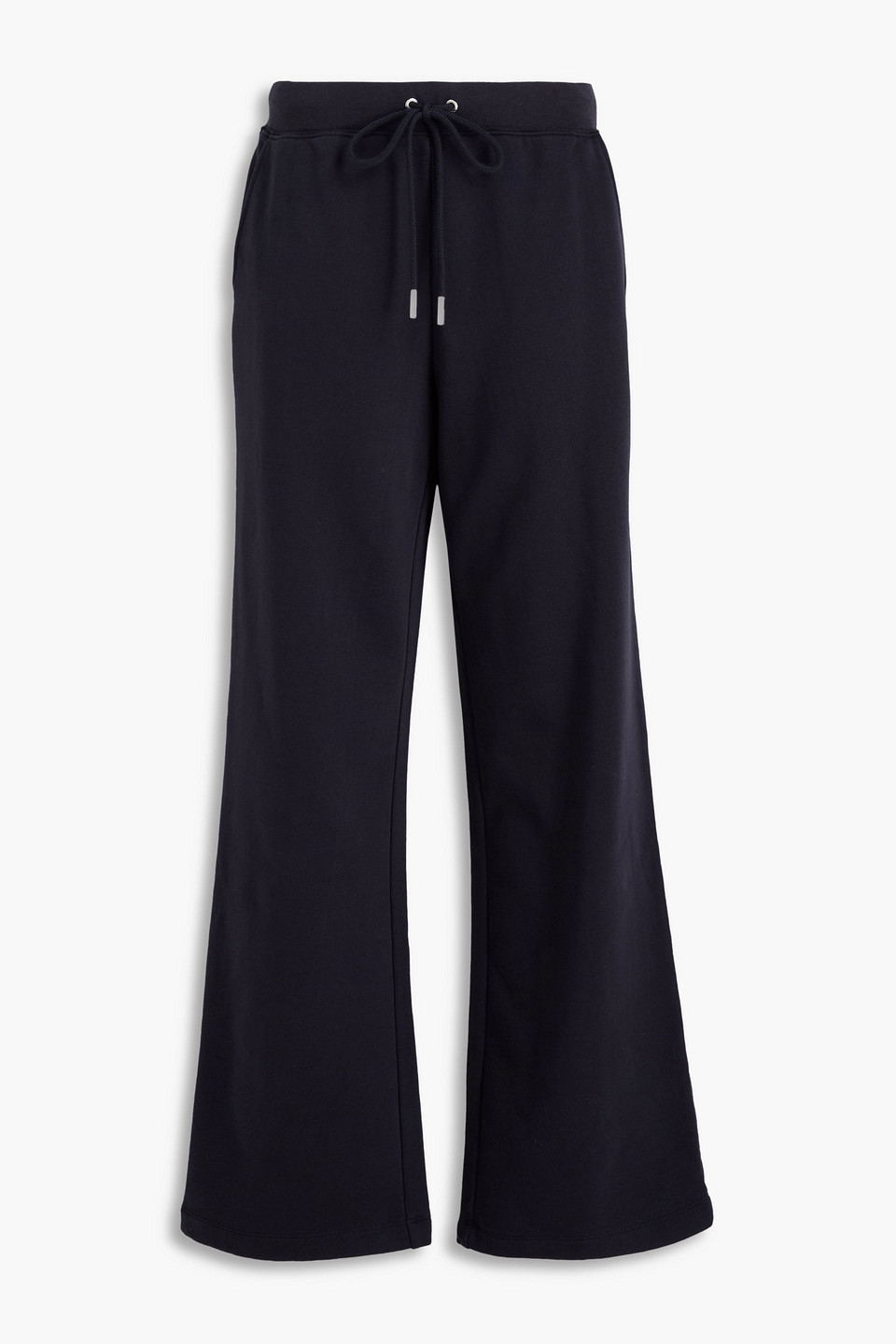 frame - cotton-blend fleece track pants - blue - xs