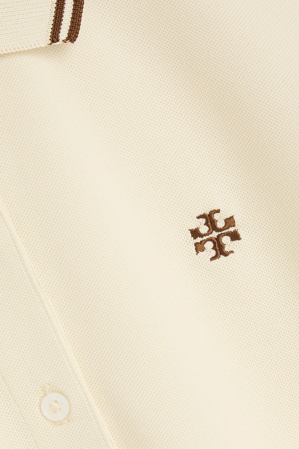 TORY BURCH Piqué polo shirt