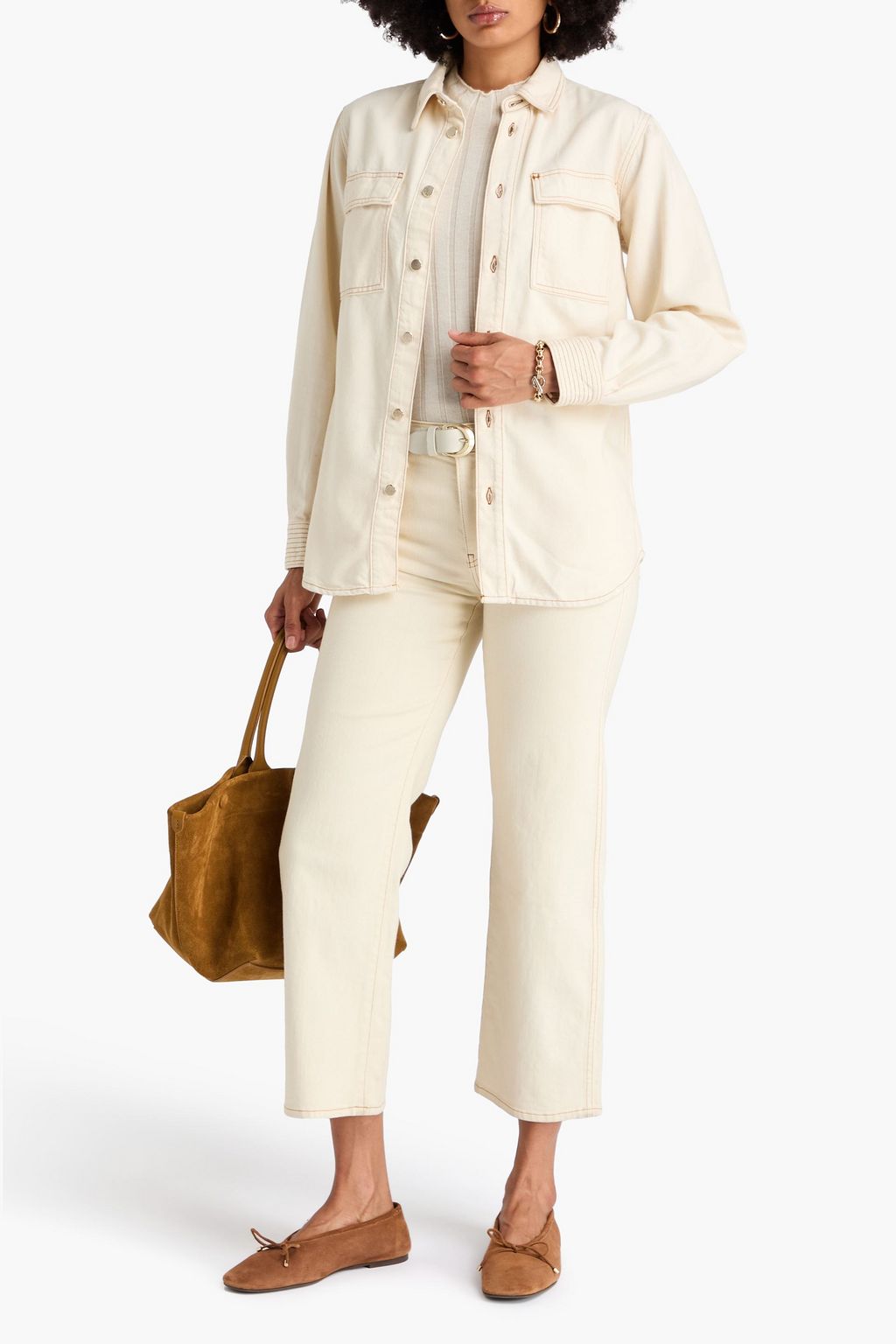 FRAME The Trapunto denim shirt