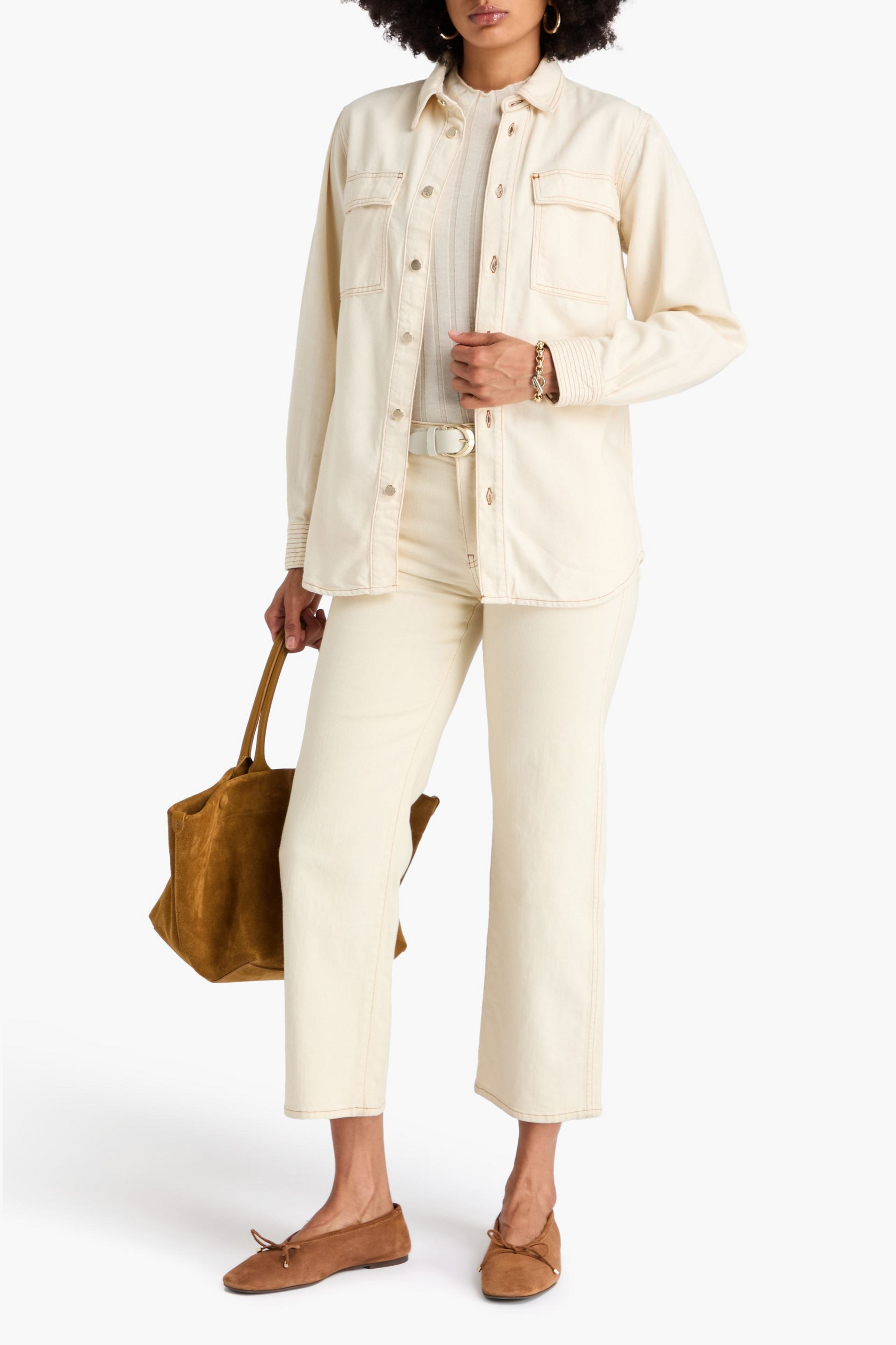 FRAME The Trapunto denim shirt