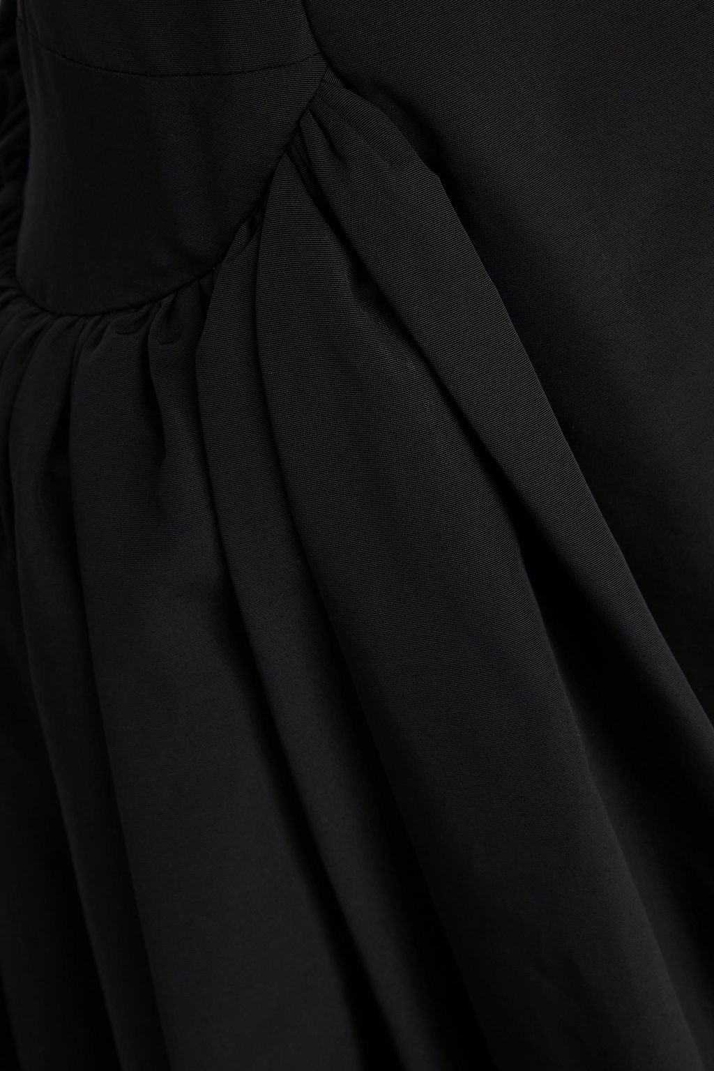 16ARLINGTON Vezile asymmetric faille midi dress