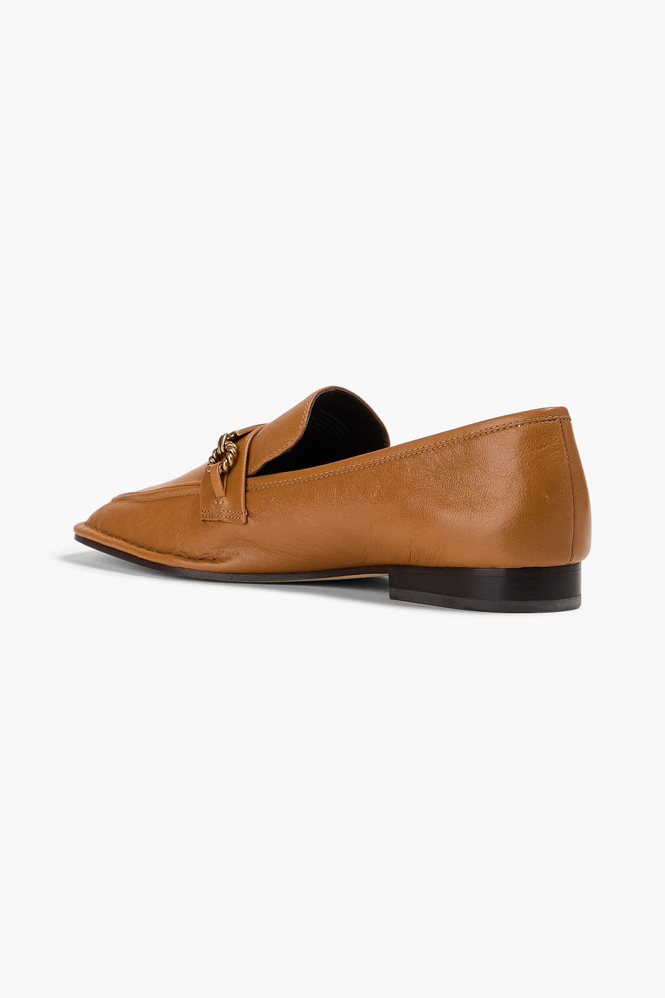  Tory Burch - Perrine Embellished Leather Loafers - Brown - Us 9.5 