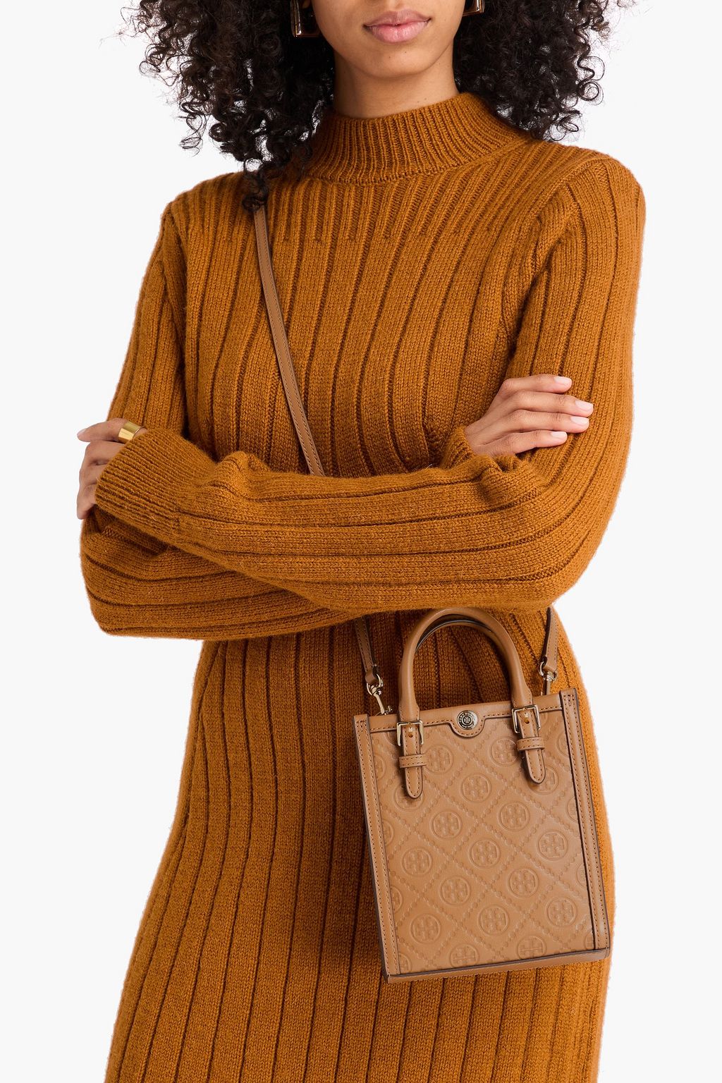 TORY BURCH Embossed leather tote