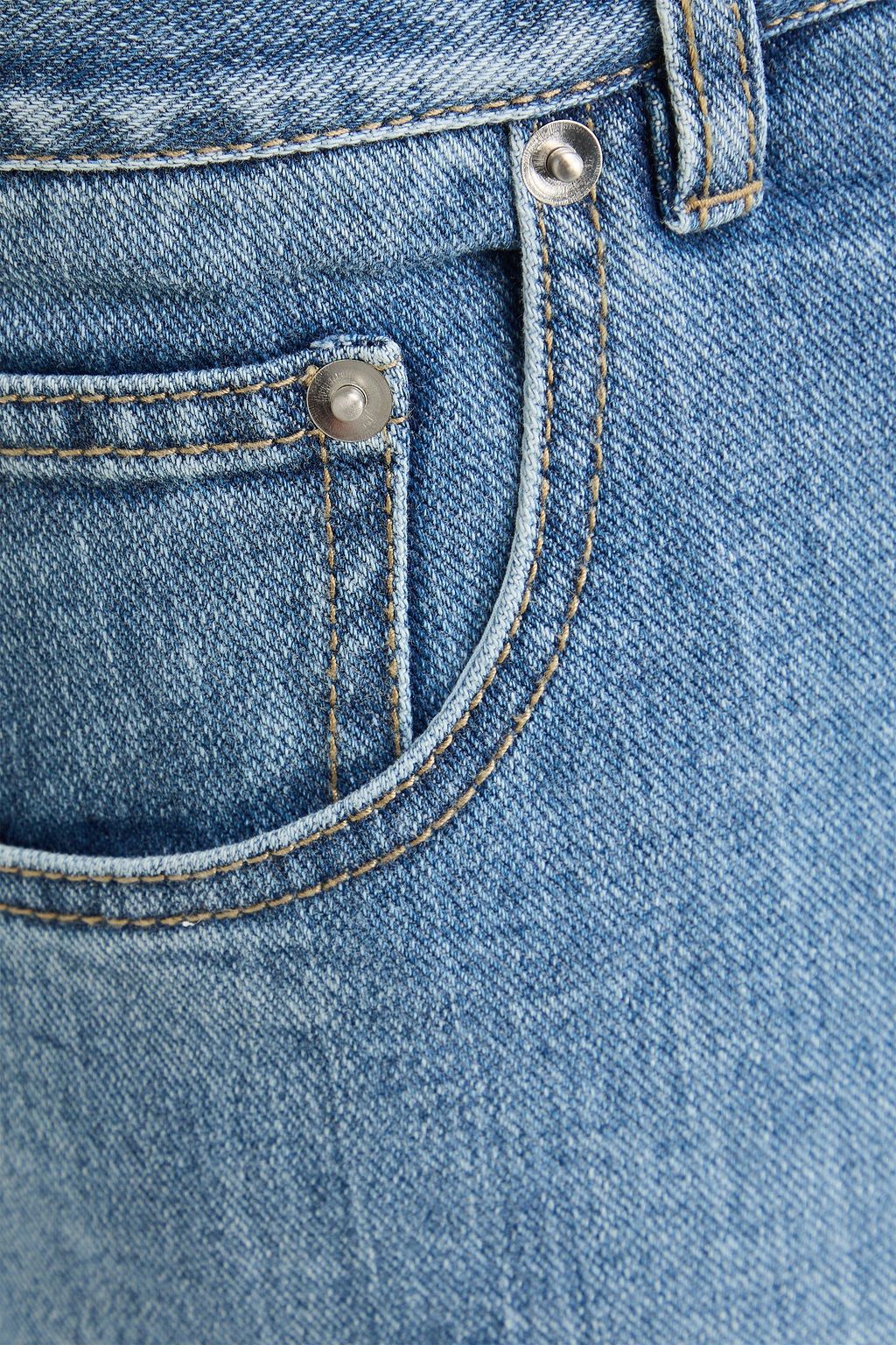 TIBI High-rise straight-leg jeans