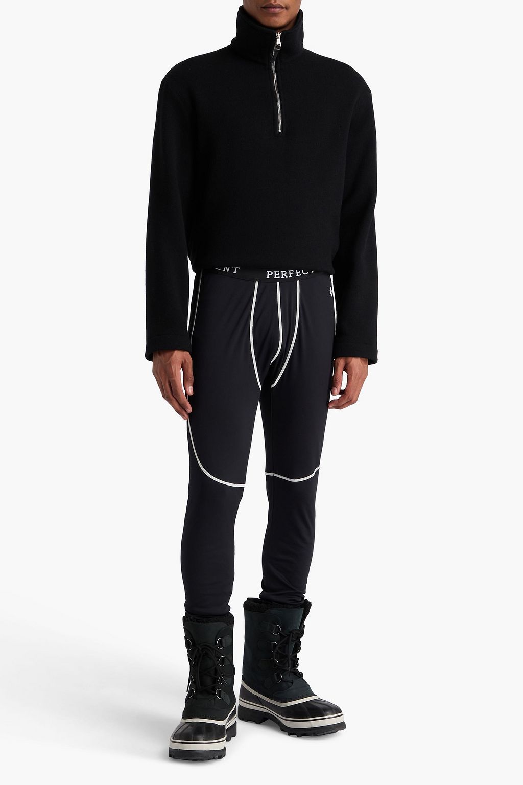 PERFECT MOMENT Ribbed jersey base layer
