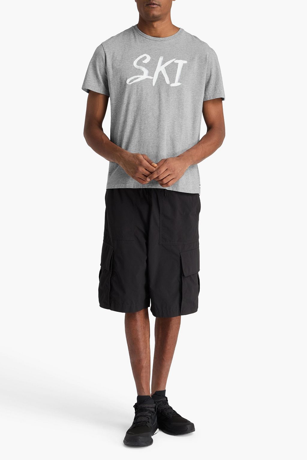 PERFECT MOMENT Printed cotton-jersey T-shirt