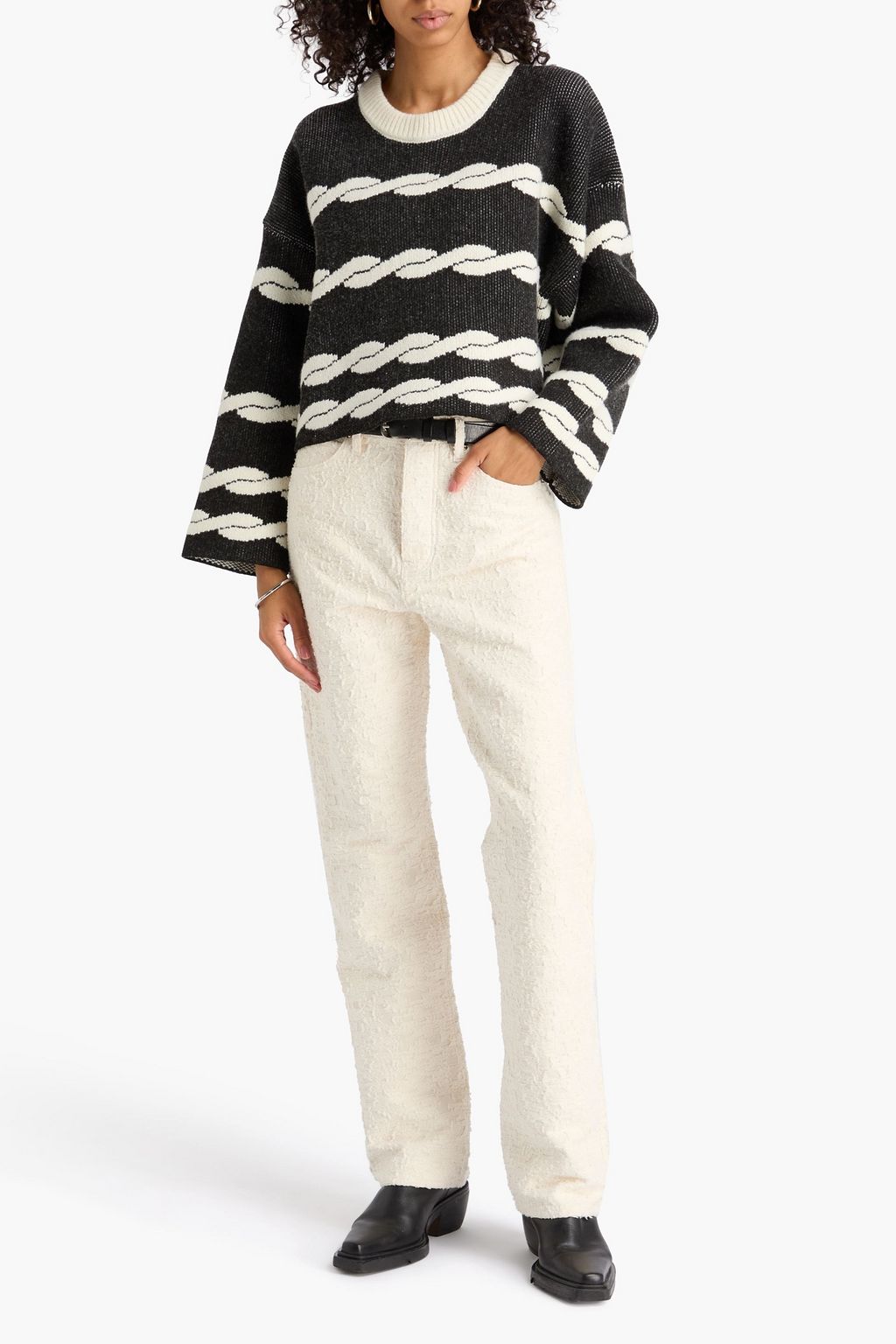 IRO Jacquard-knit sweater