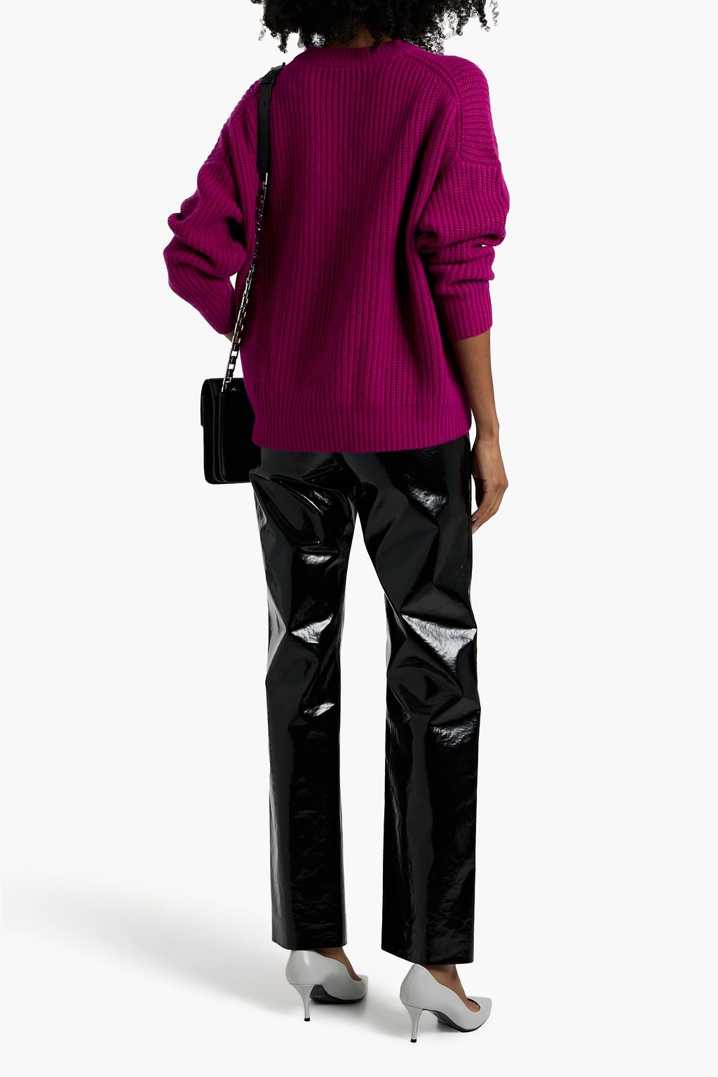 AUTUMN CASHMERE Ribbed-knit sweater