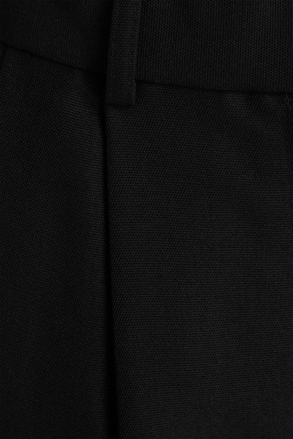 TOTEME グランドプードル クロップド ストレートレッグパンツ タック入り
