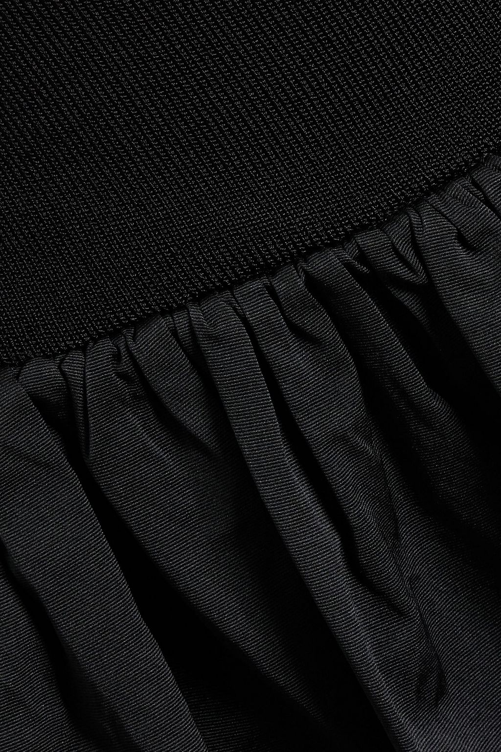 A.L.C. Jackie gathered faille midi skirt