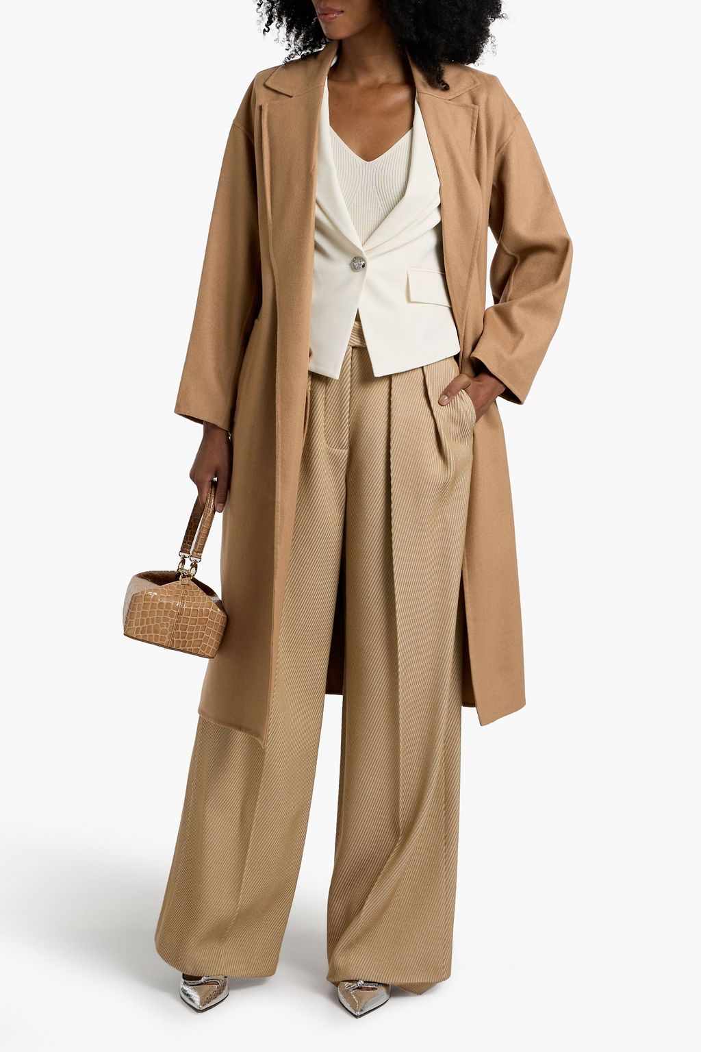 A.L.C. Peter wool-blend felt coat