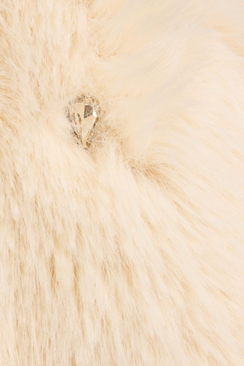 A.l.c Esme Crystal-embellished Plush Jacket In Neutral