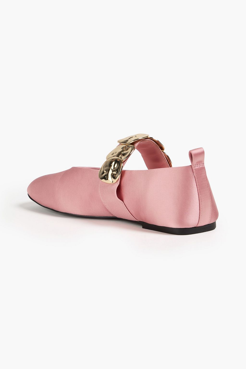 STINE GOYA SGReelo embellished satin Mary Jane flats