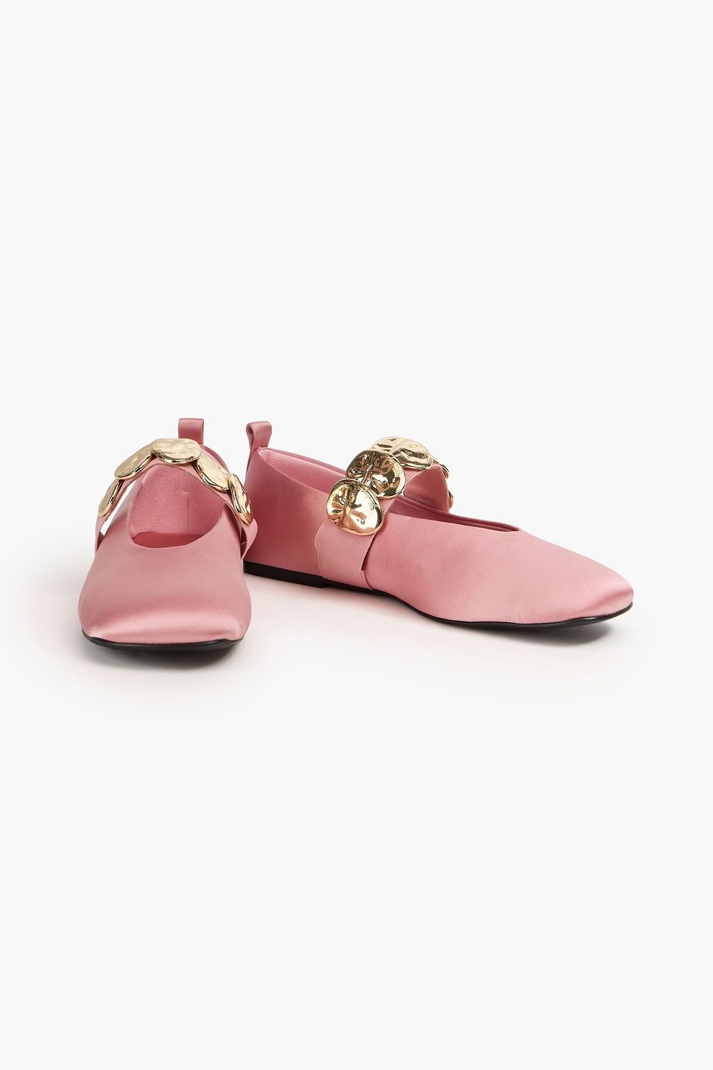 STINE GOYA SGReelo embellished satin Mary Jane flats