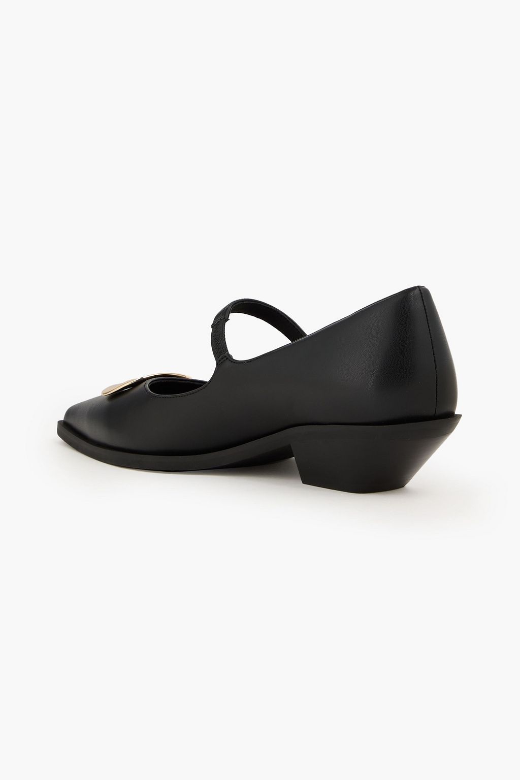 STINE GOYA Ergo Stone embellished leather Mary Jane pumps
