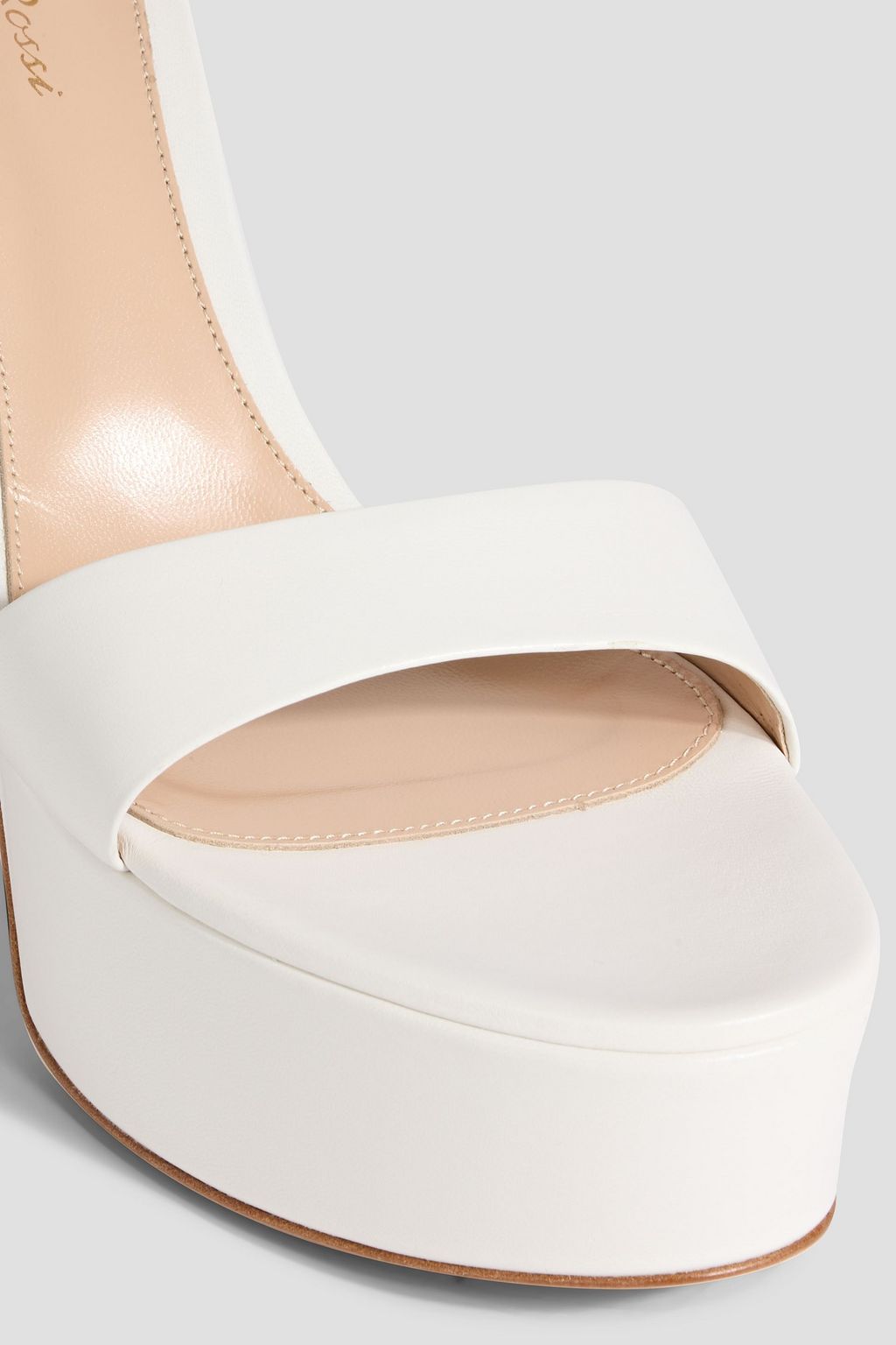 GIANVITO ROSSI Holly leather platform sandals