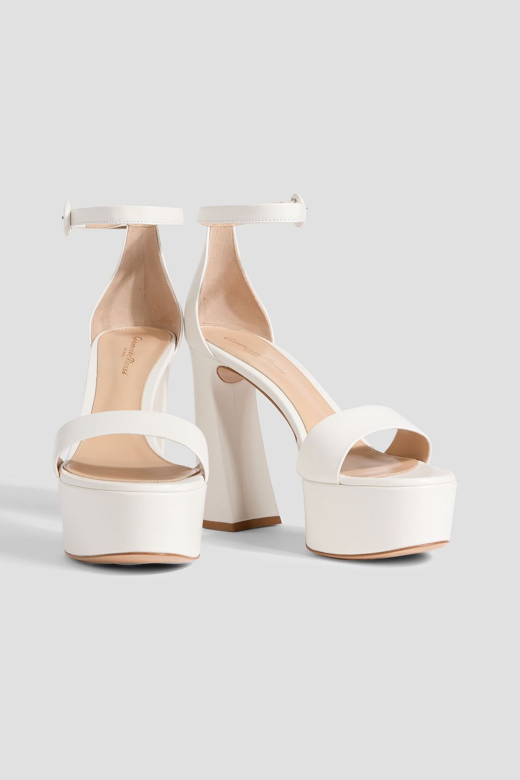 GIANVITO ROSSI Holly leather platform sandals