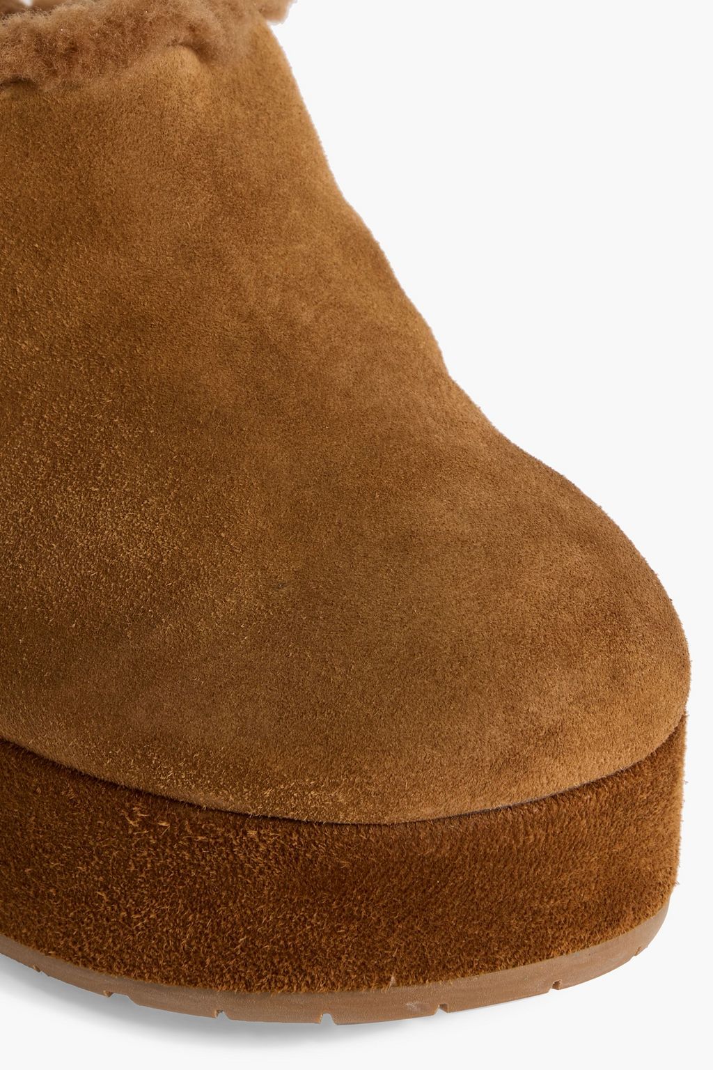 GIANVITO ROSSI Lyss suede platform clogs