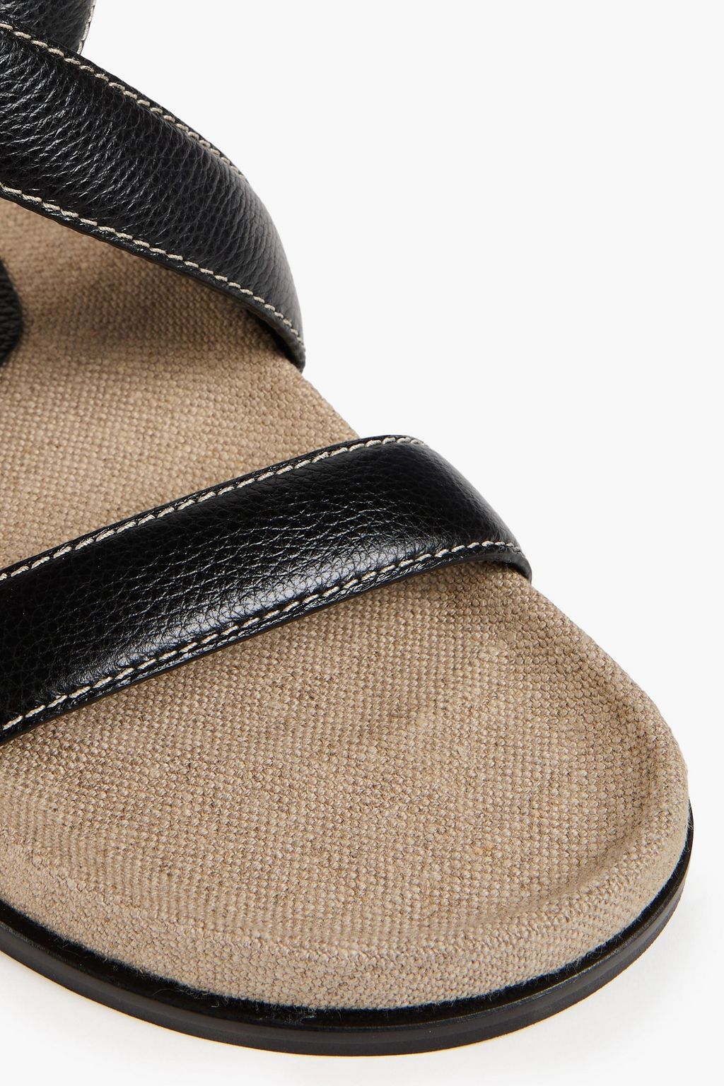 TOTEME Pebbled-leather sandals