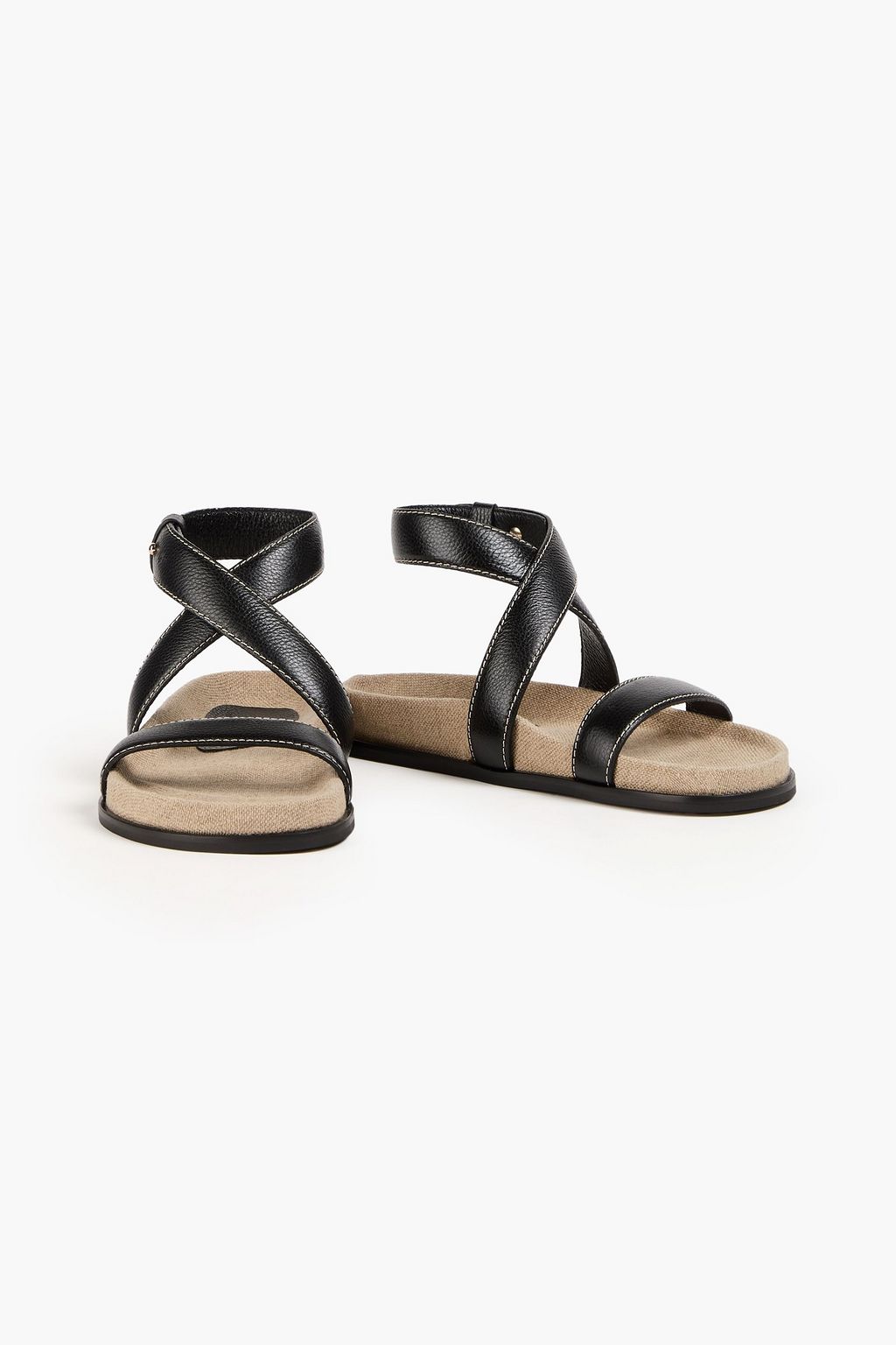 TOTEME Pebbled-leather sandals