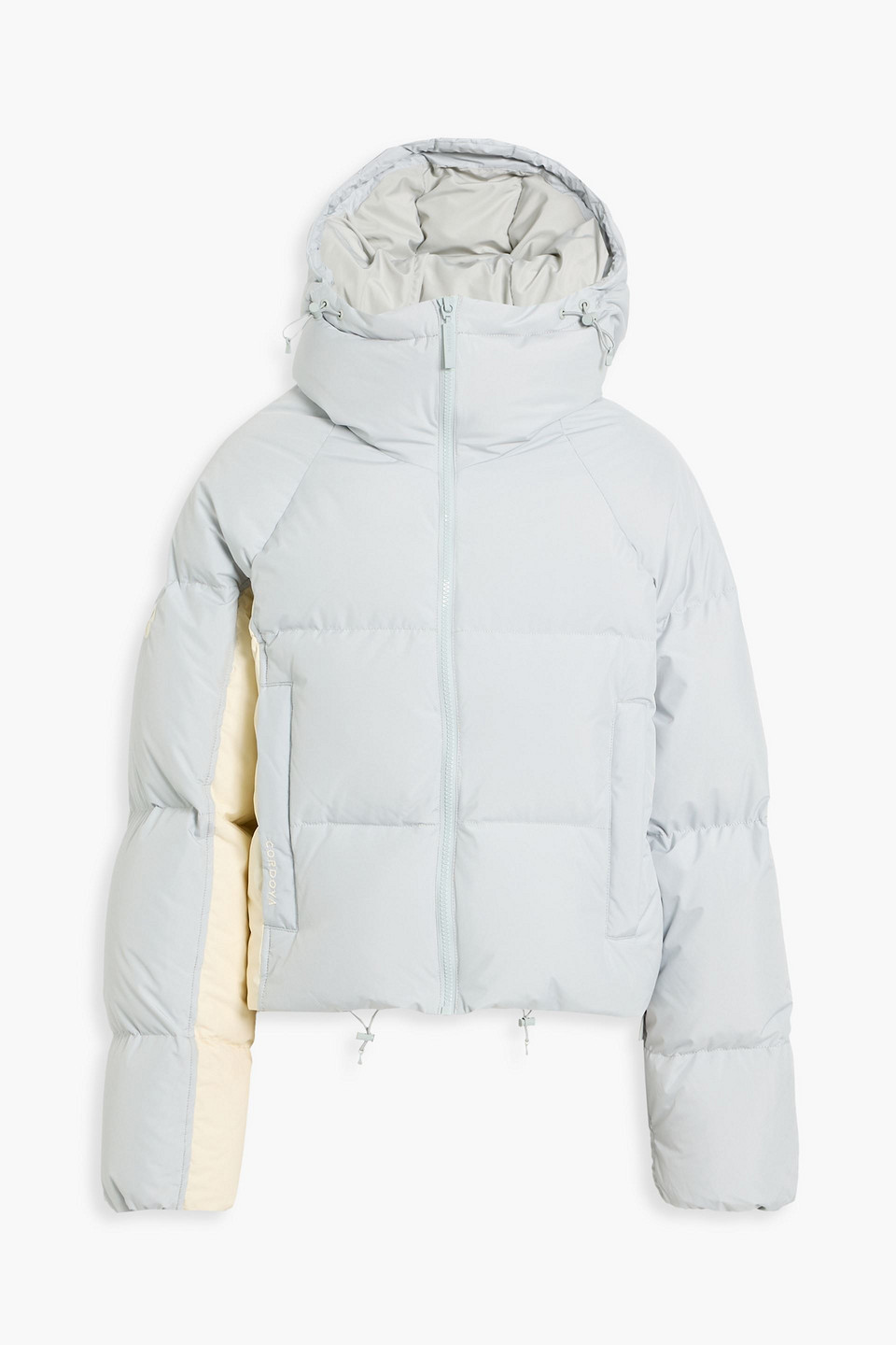 Cordova Furano Quilted Hooded Down Jacket In Gray