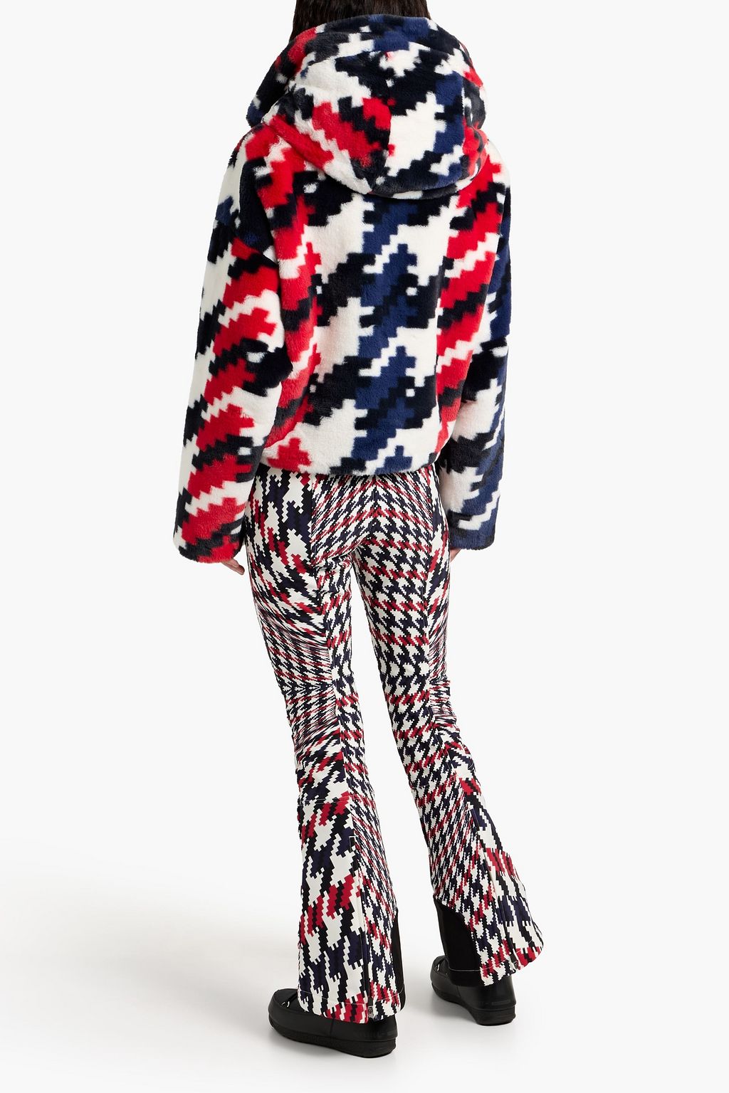 PERFECT MOMENT Skijacke „Noelle“ aus Plüsch mit Print