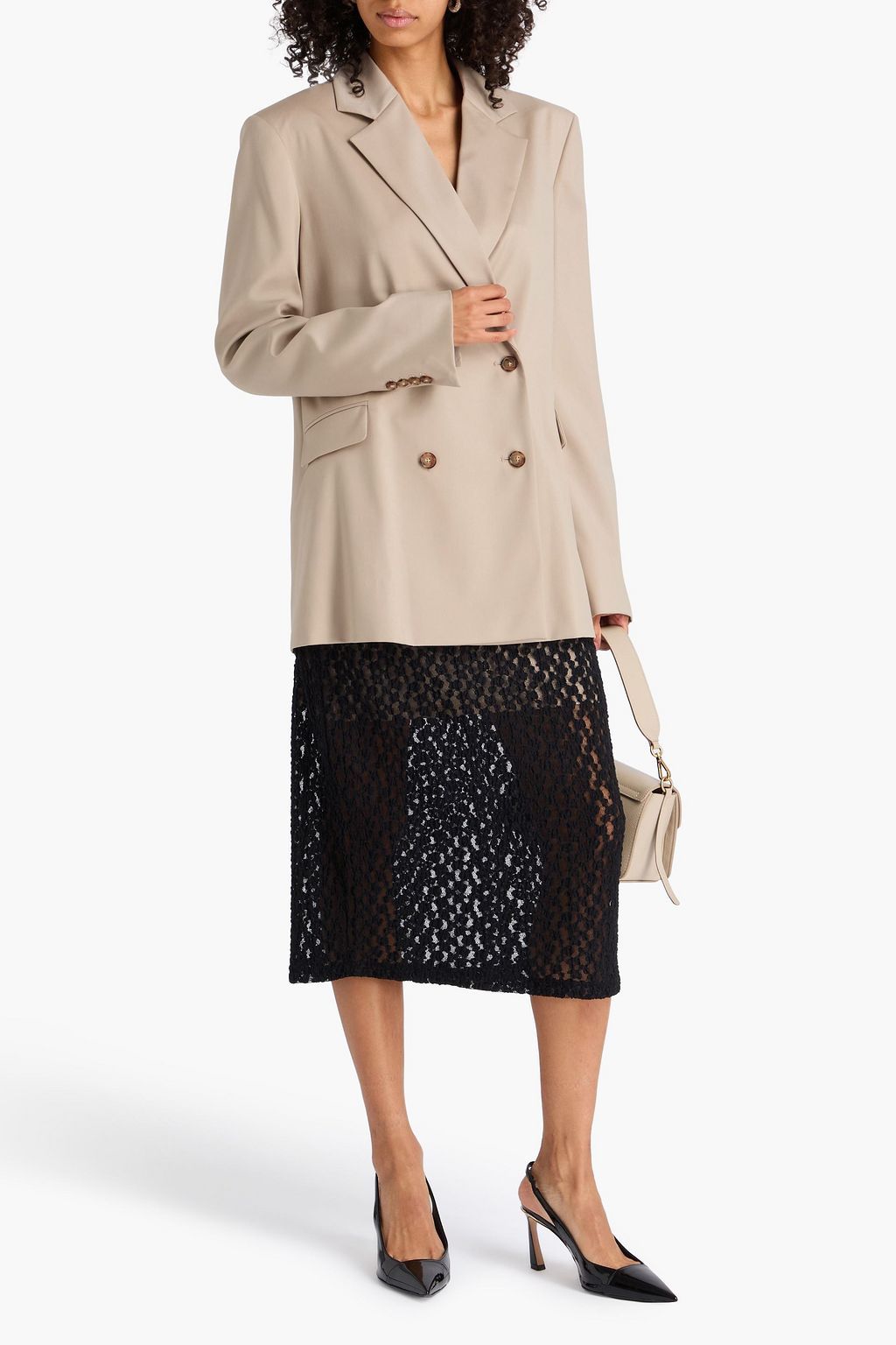 LOULOU STUDIO Donau double-breasted wool-twill blazer