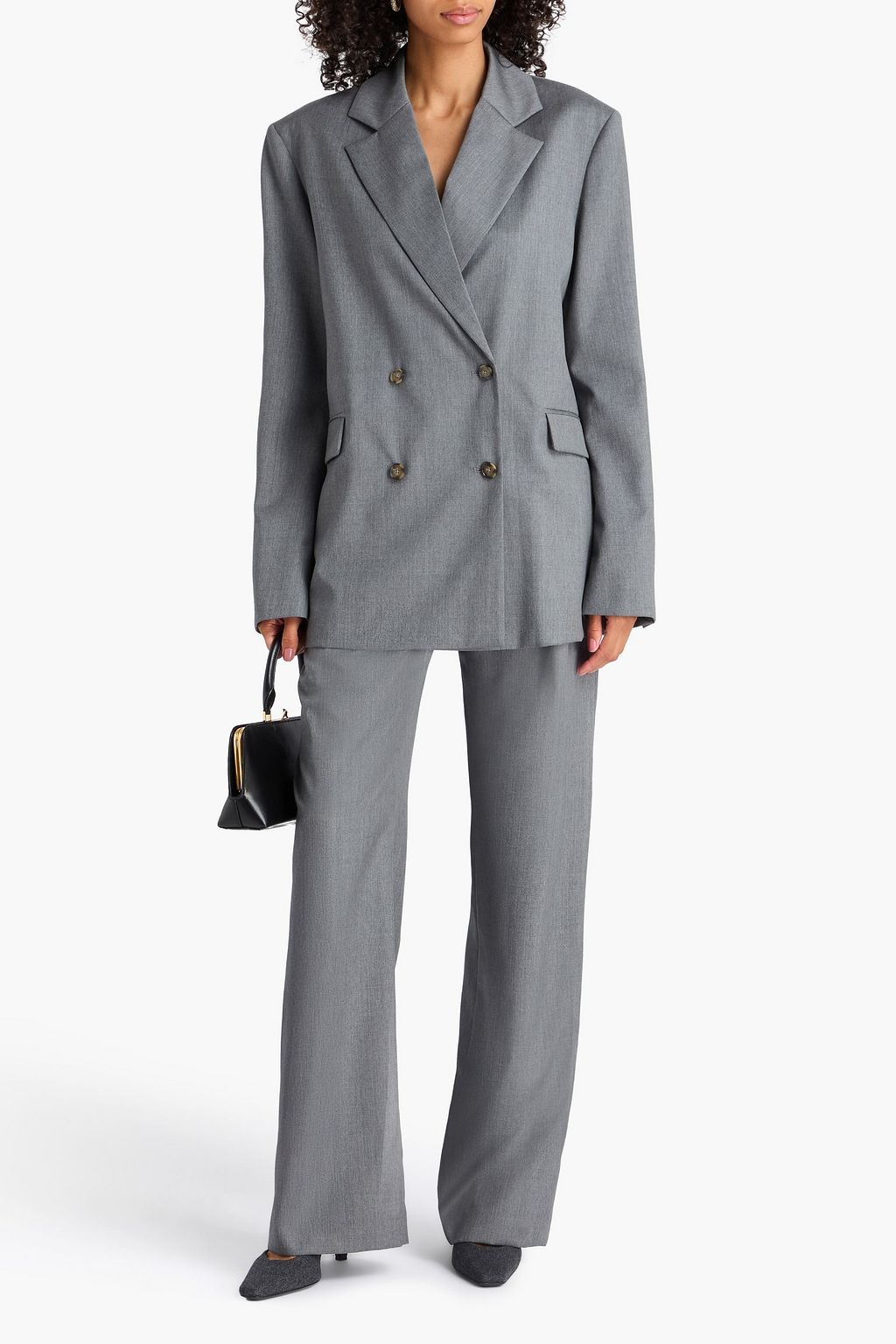 LOULOU STUDIO Donau double-breasted wool-twill blazer