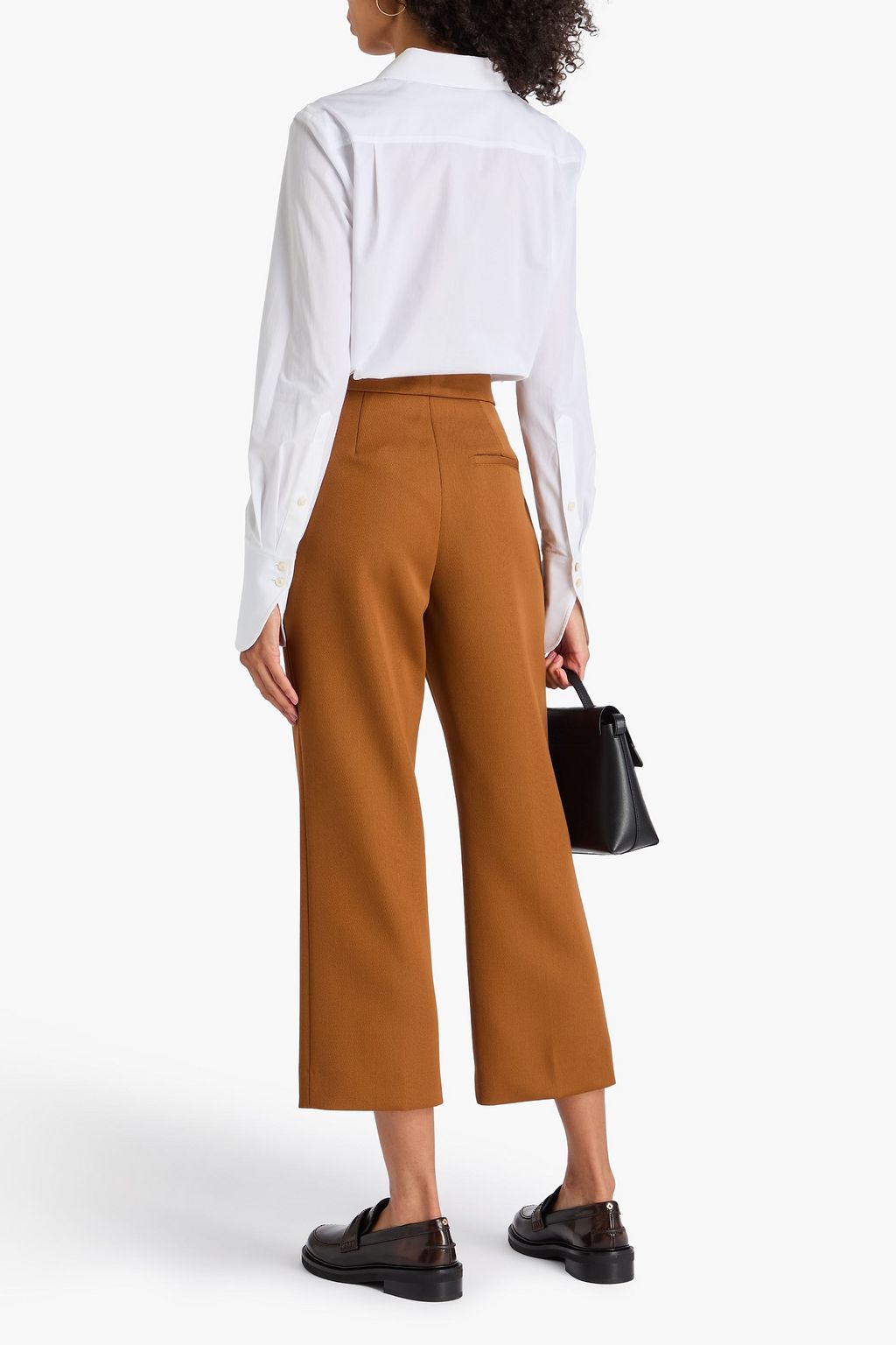 TORY BURCH Hose mit geradem Bein aus Woll-Twill