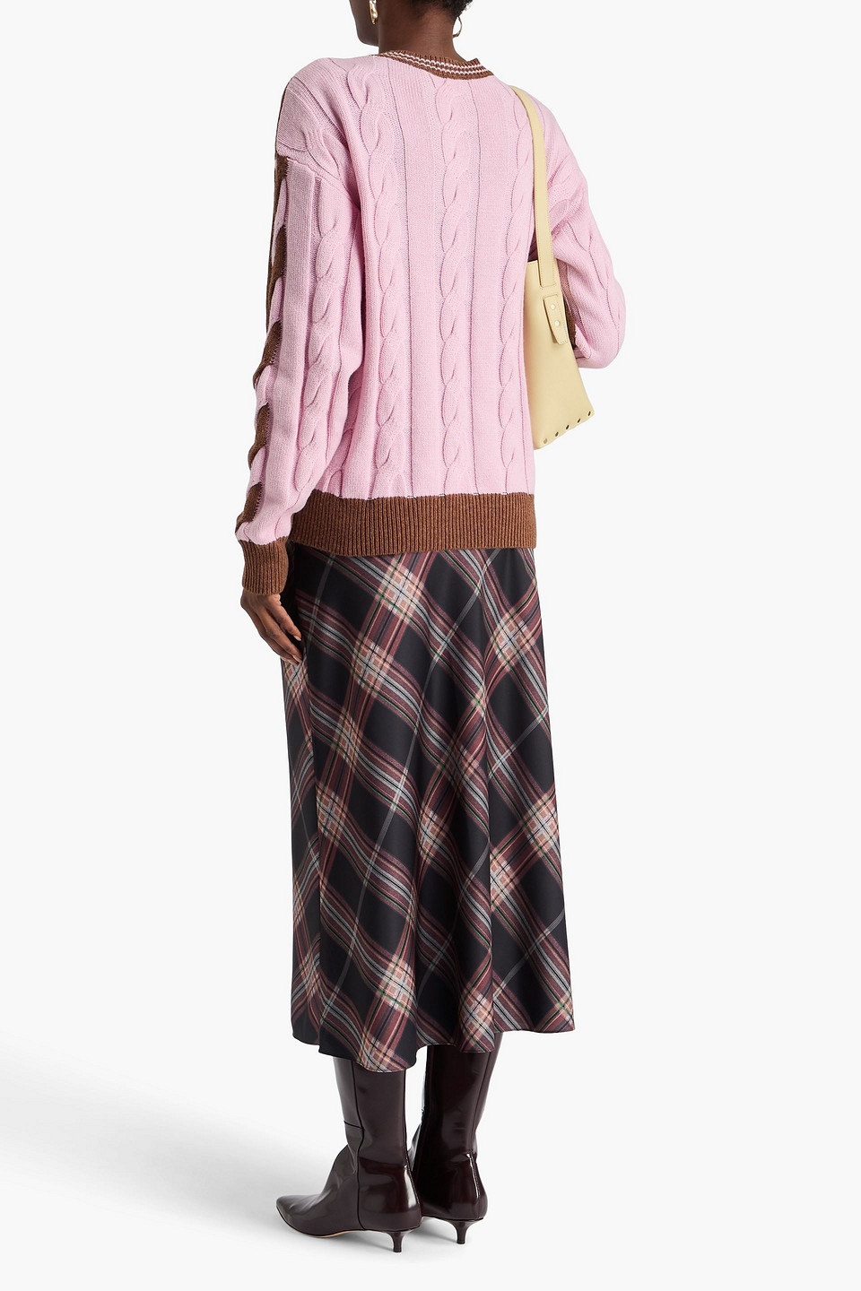  Stine Goya - Pullover Mit Zopfstrickmuster - Braun - Xs 