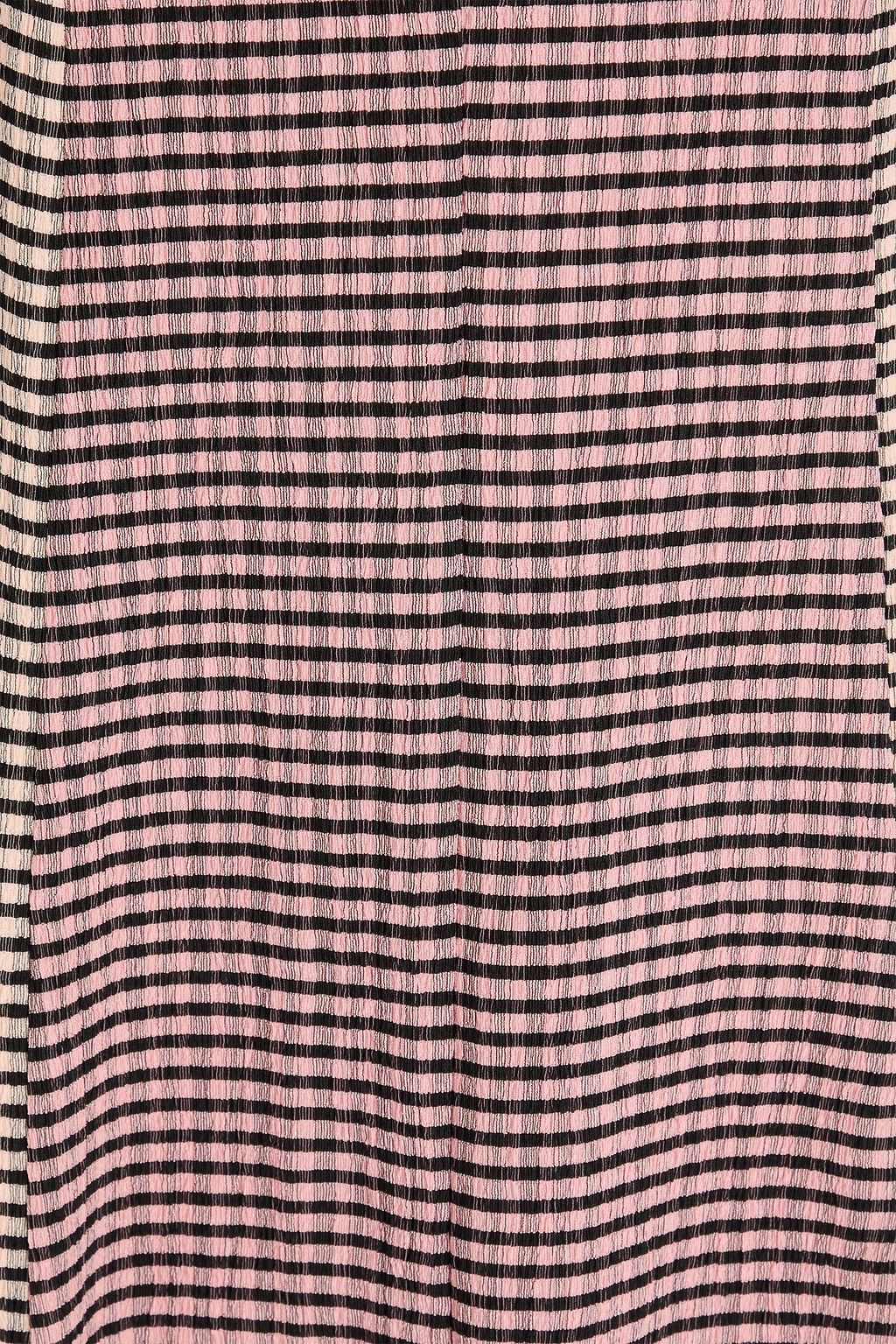 STINE GOYA Gingham seersucker midi dress