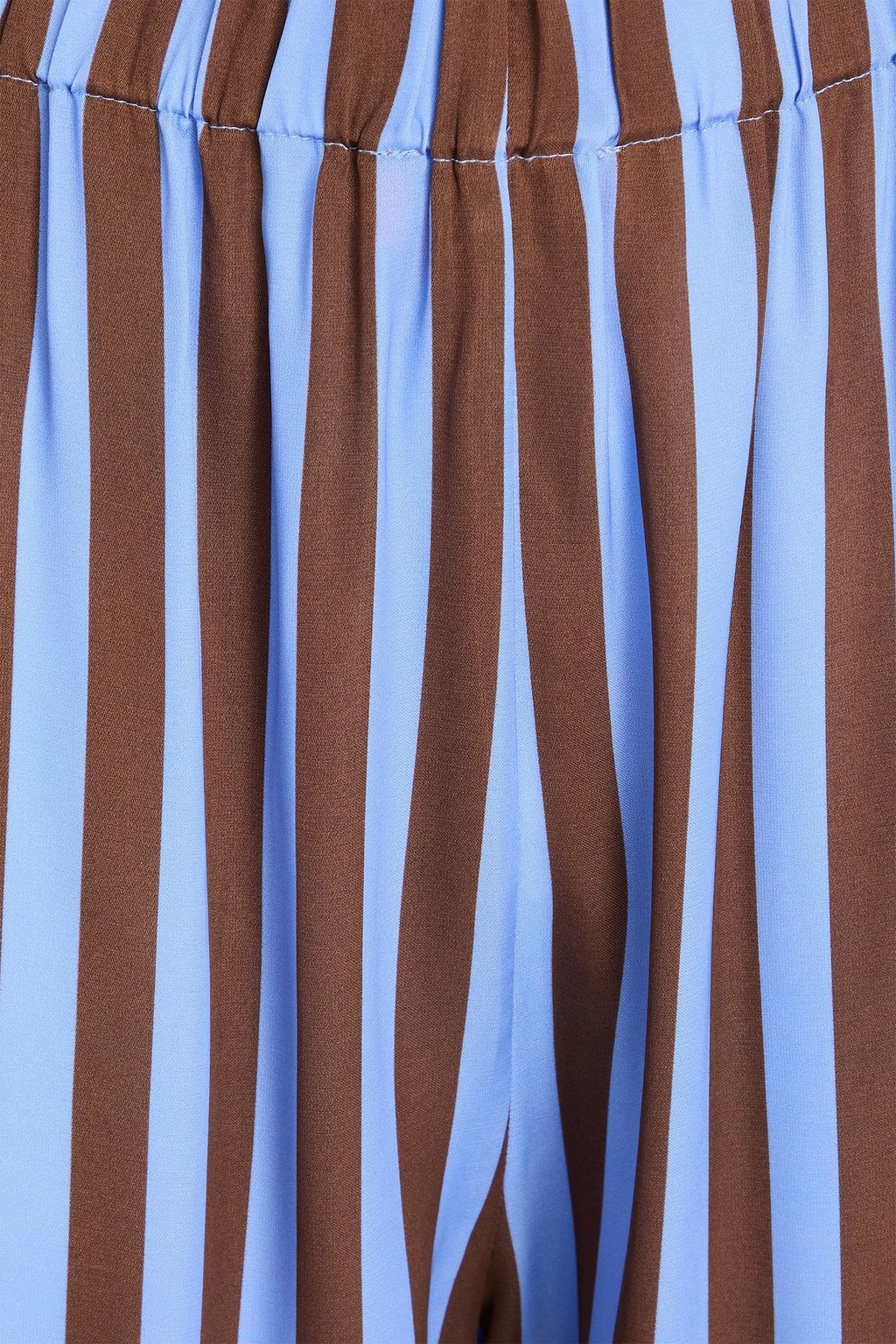 STINE GOYA Striped satin wide-leg pants