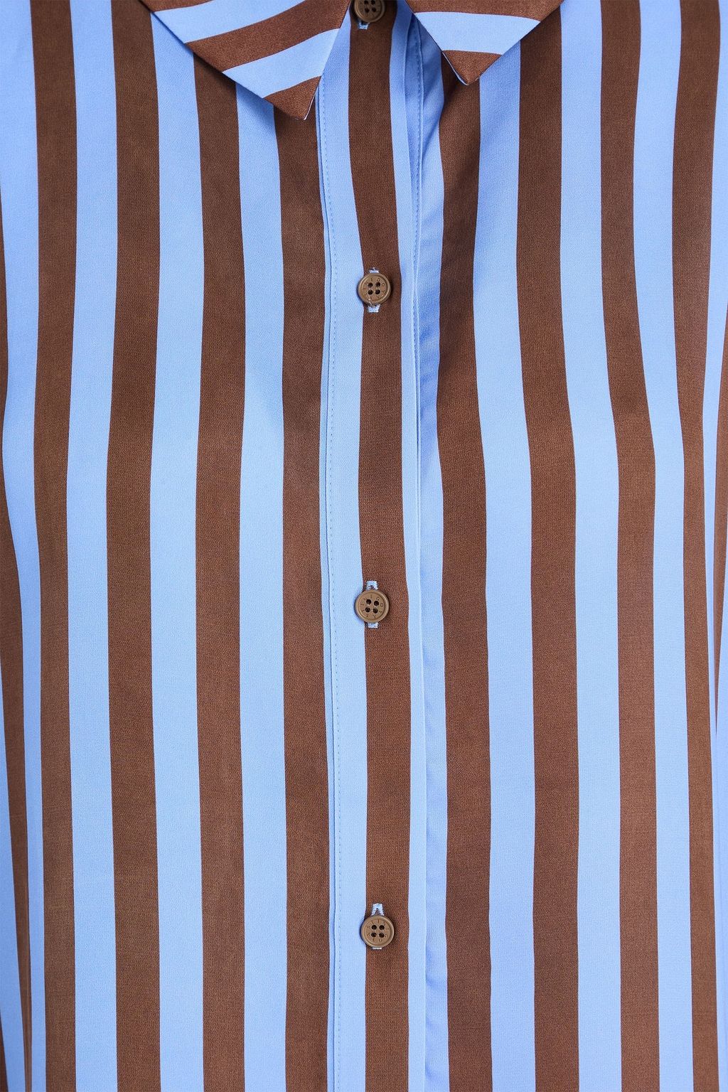 STINE GOYA Striped satin shirt