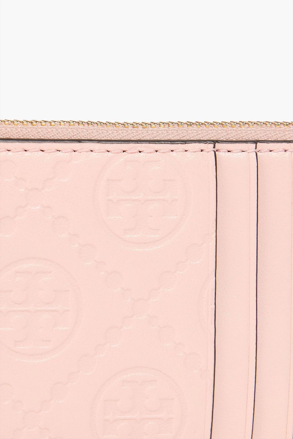 TORY BURCH Embossed leather cardholder