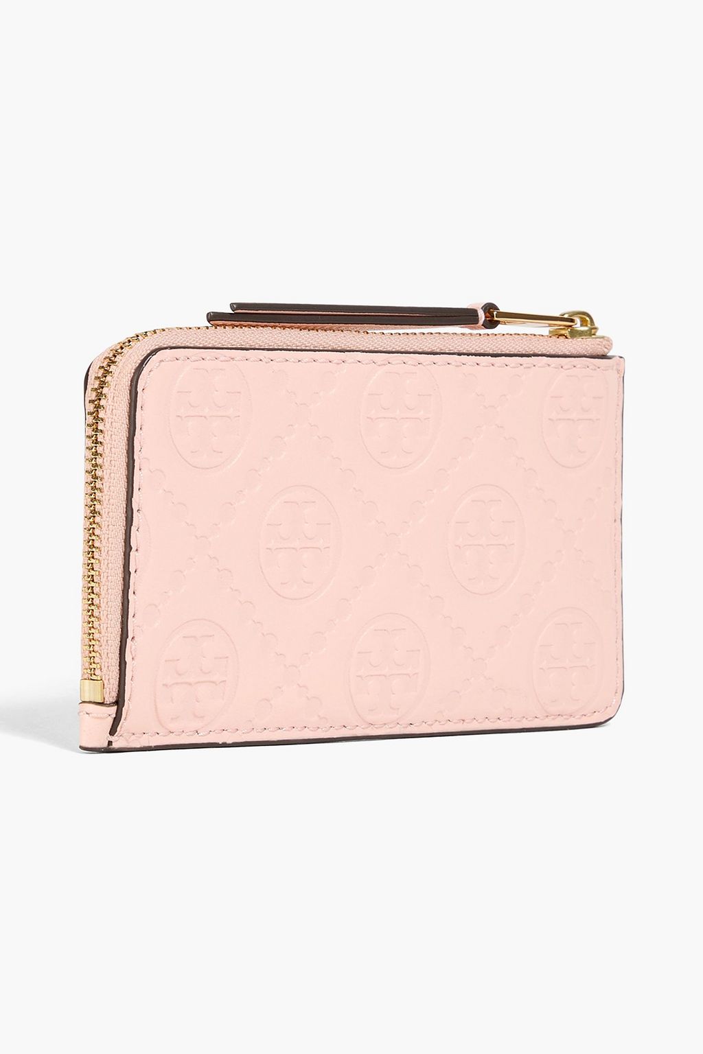 TORY BURCH Embossed leather cardholder