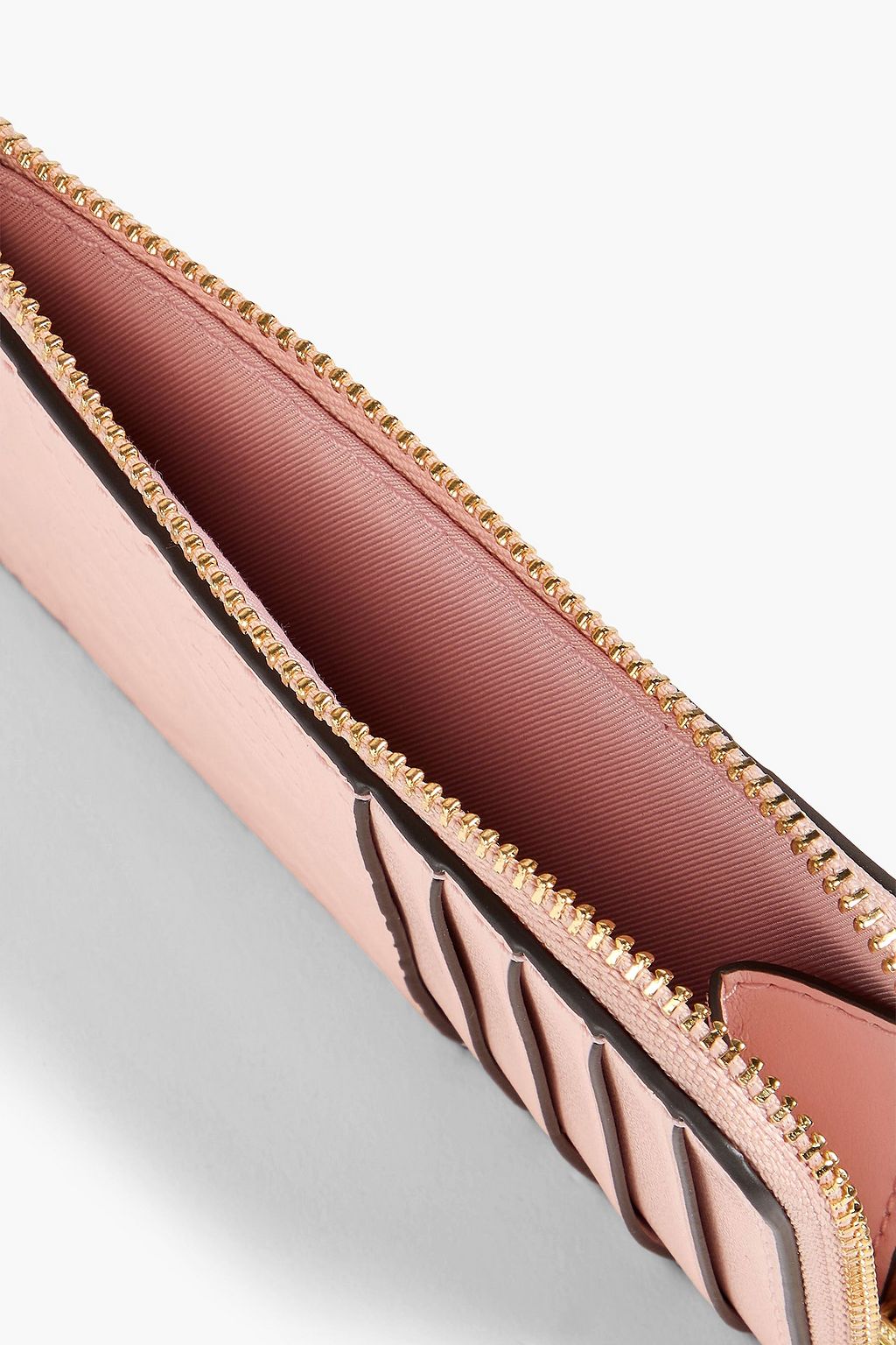TORY BURCH Embossed leather cardholder