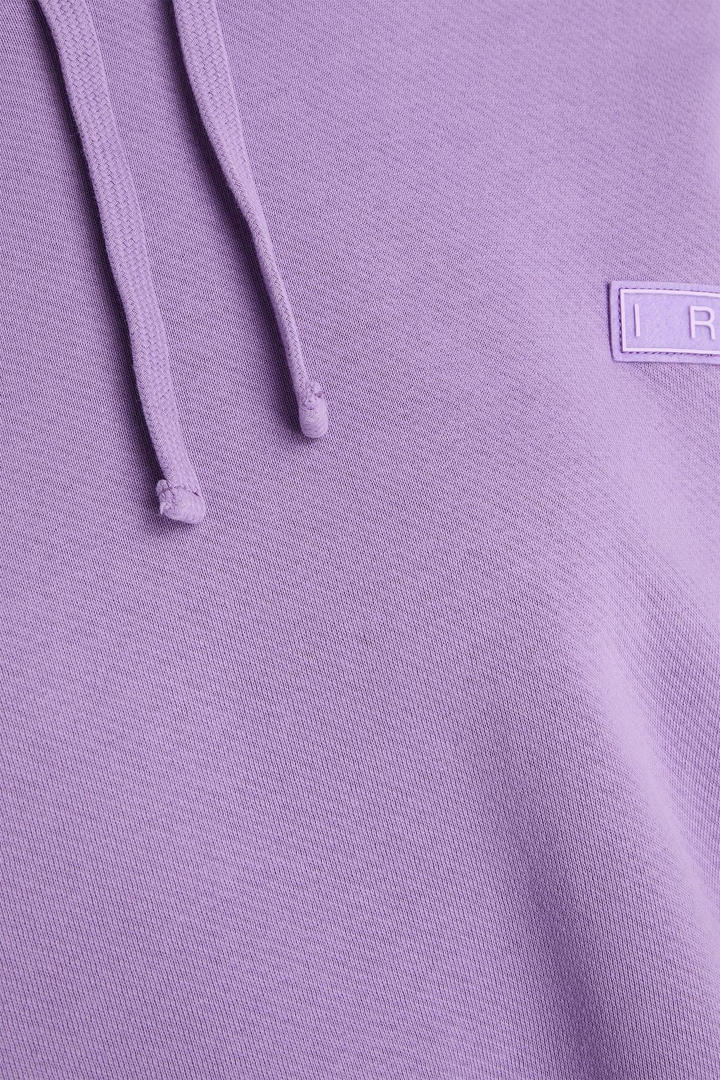 IRO French cotton-terry hoodie