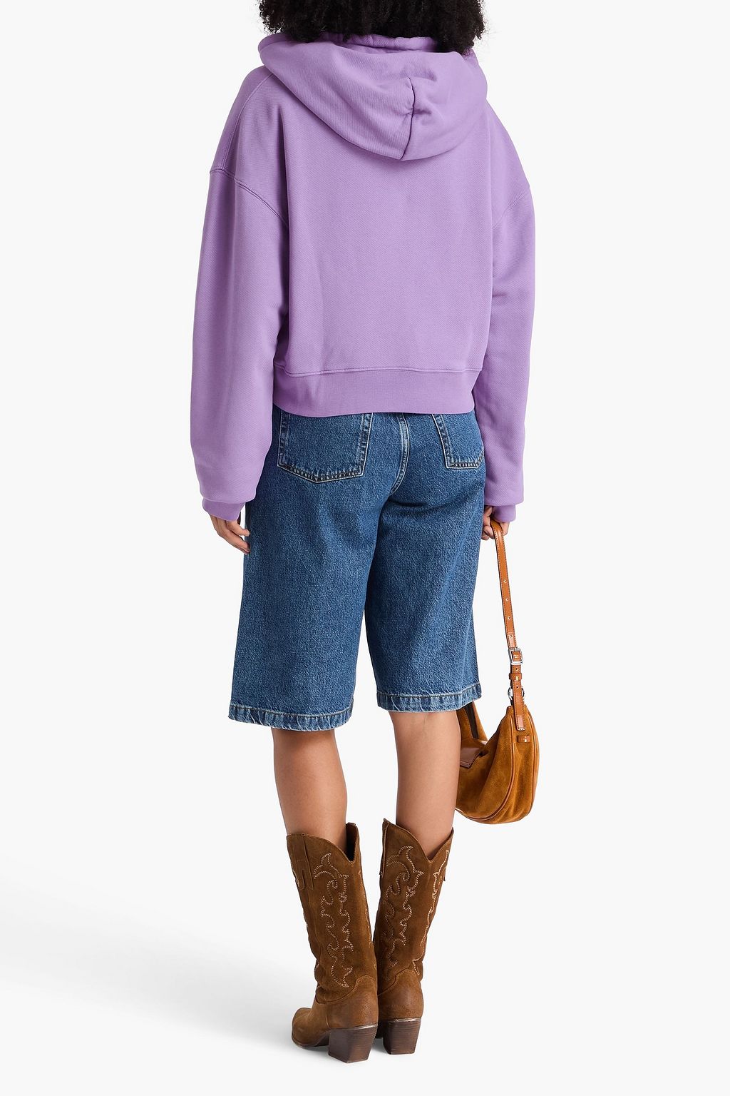 IRO French cotton-terry hoodie