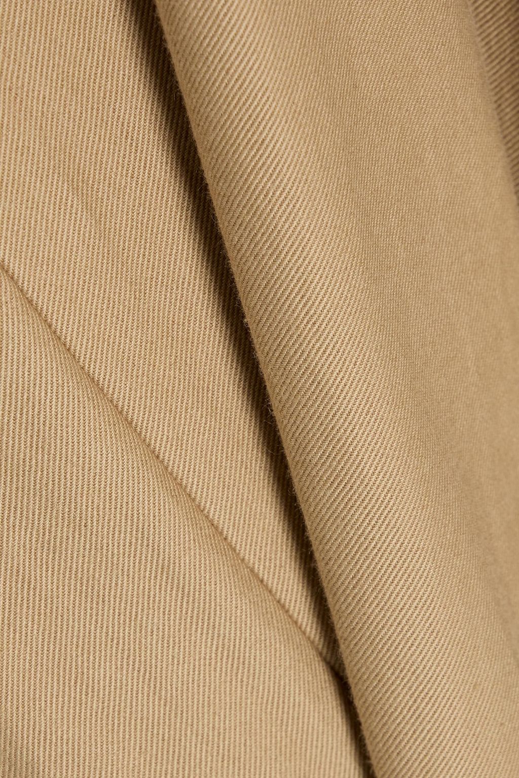 VINCE. Cotton and wool-blend twill wide-leg pants