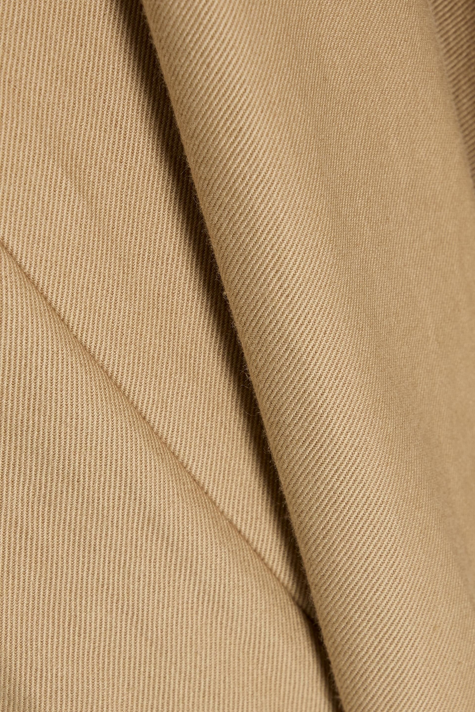 Vince Cotton And Wool-blend Twill Wide-leg Pants In Neutral