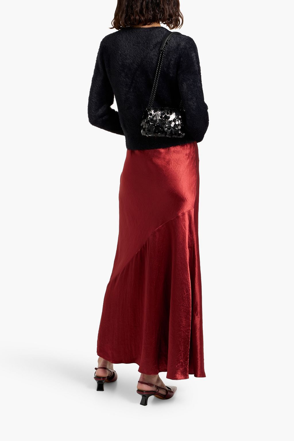 VINCE. Brushed knitted cardigan